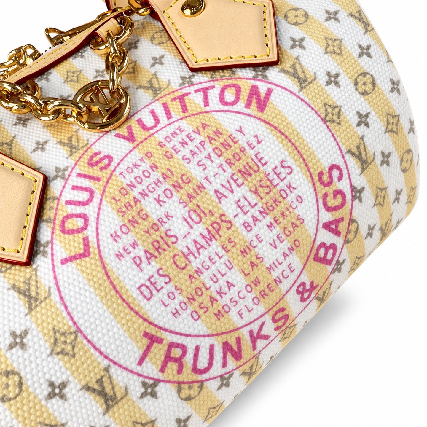 Louis Vuitton Speedy Bandouliere Mini Canvas Leather Handbag