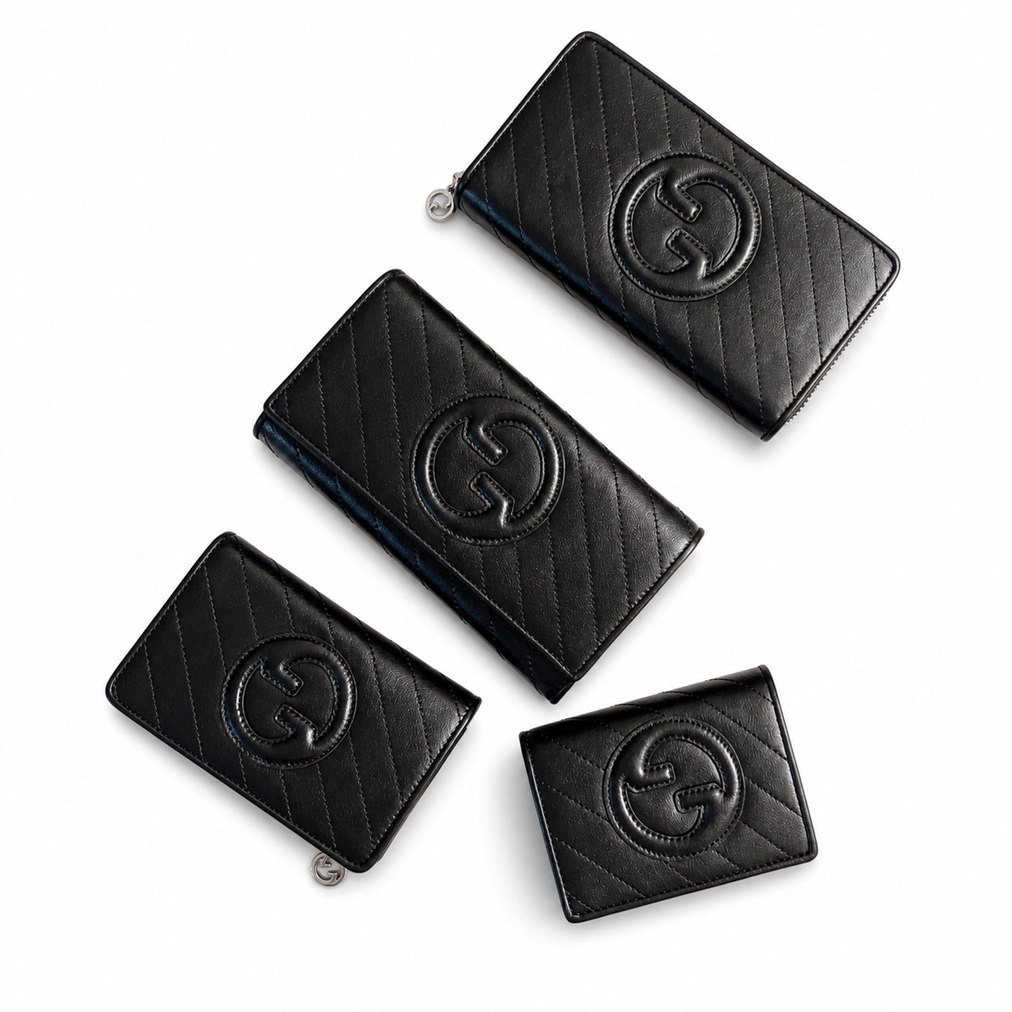 Gucci Blondie Leather Black Wallet