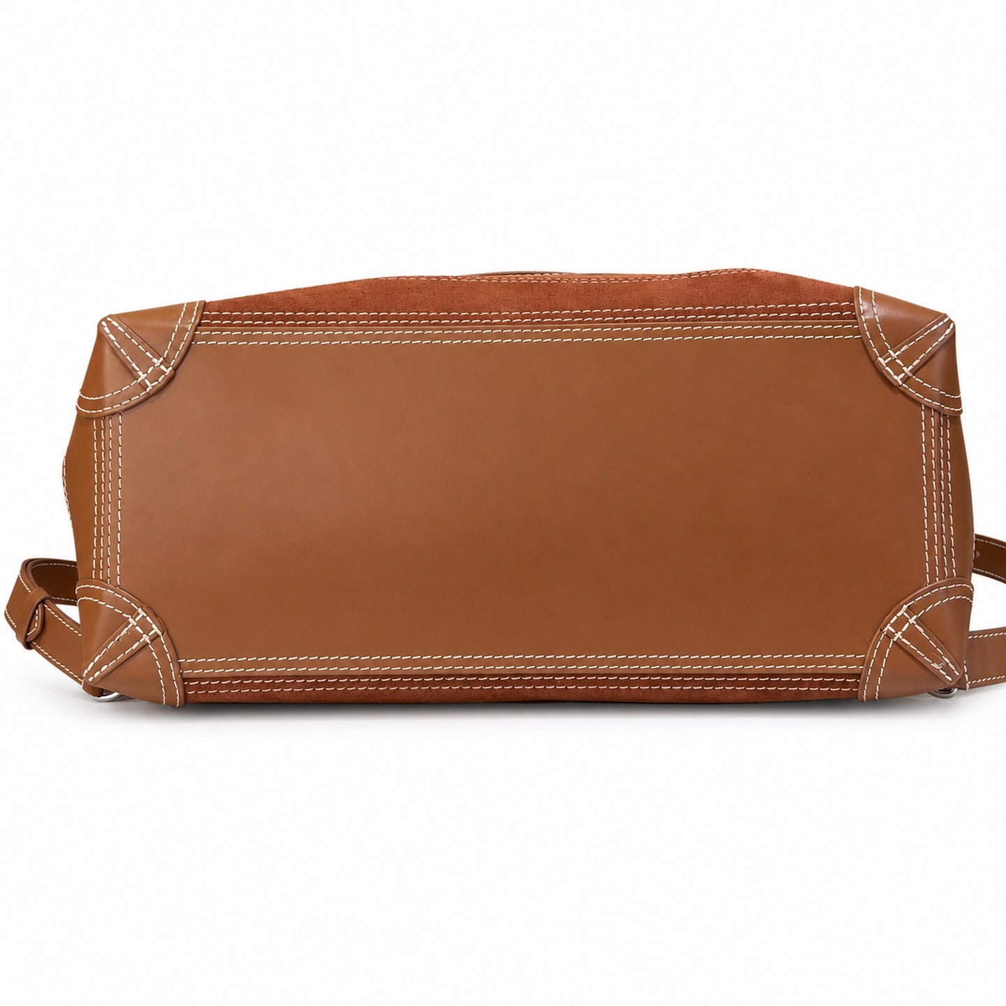 Louis Vuitton Suede Leather Brown Handbag