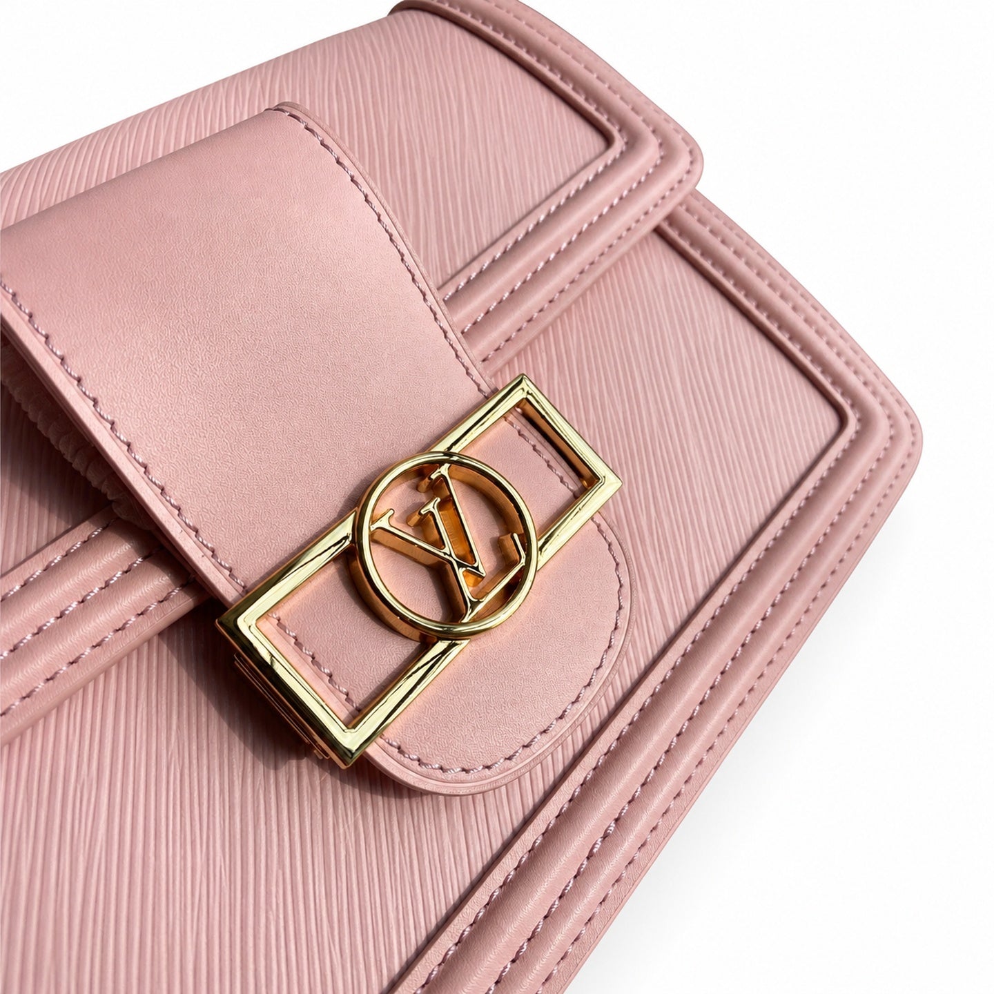 Louis Vuitton Dauphine Medium Leather Pink Handbag