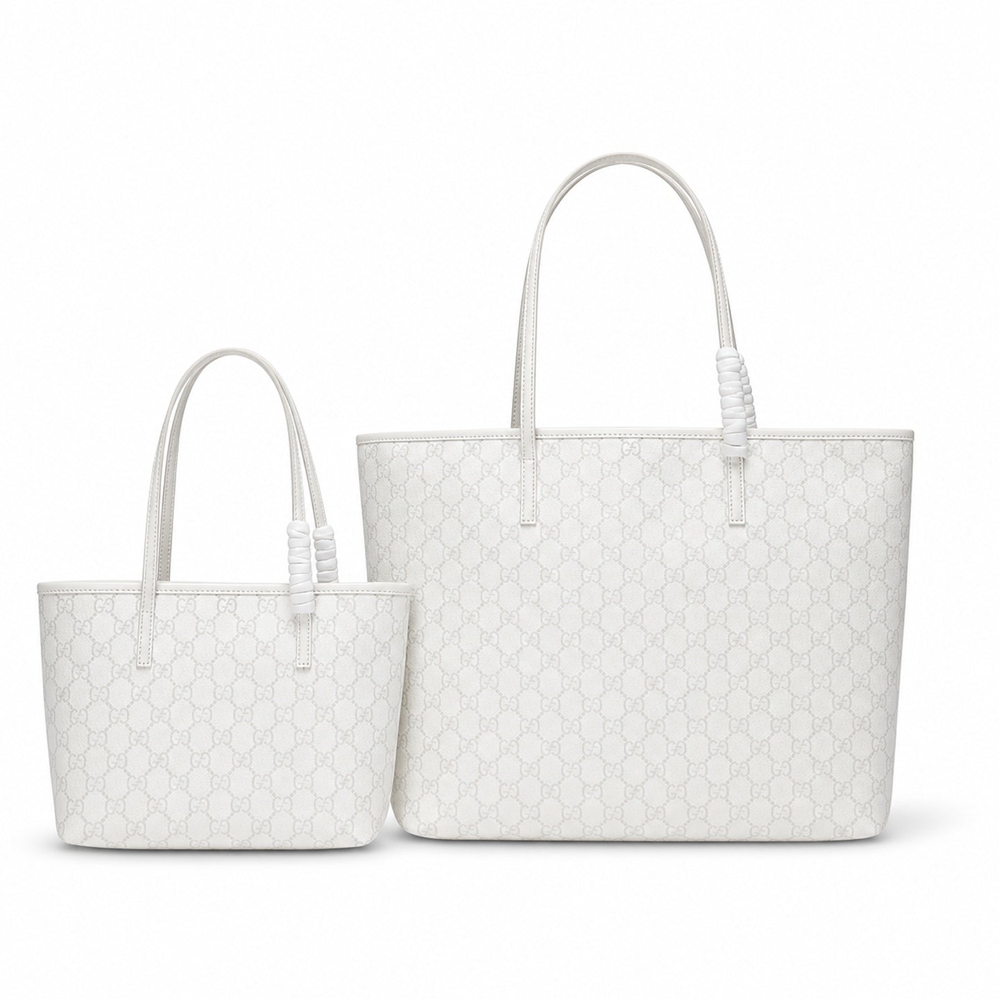 Gucci Small Leather White Tote Bag