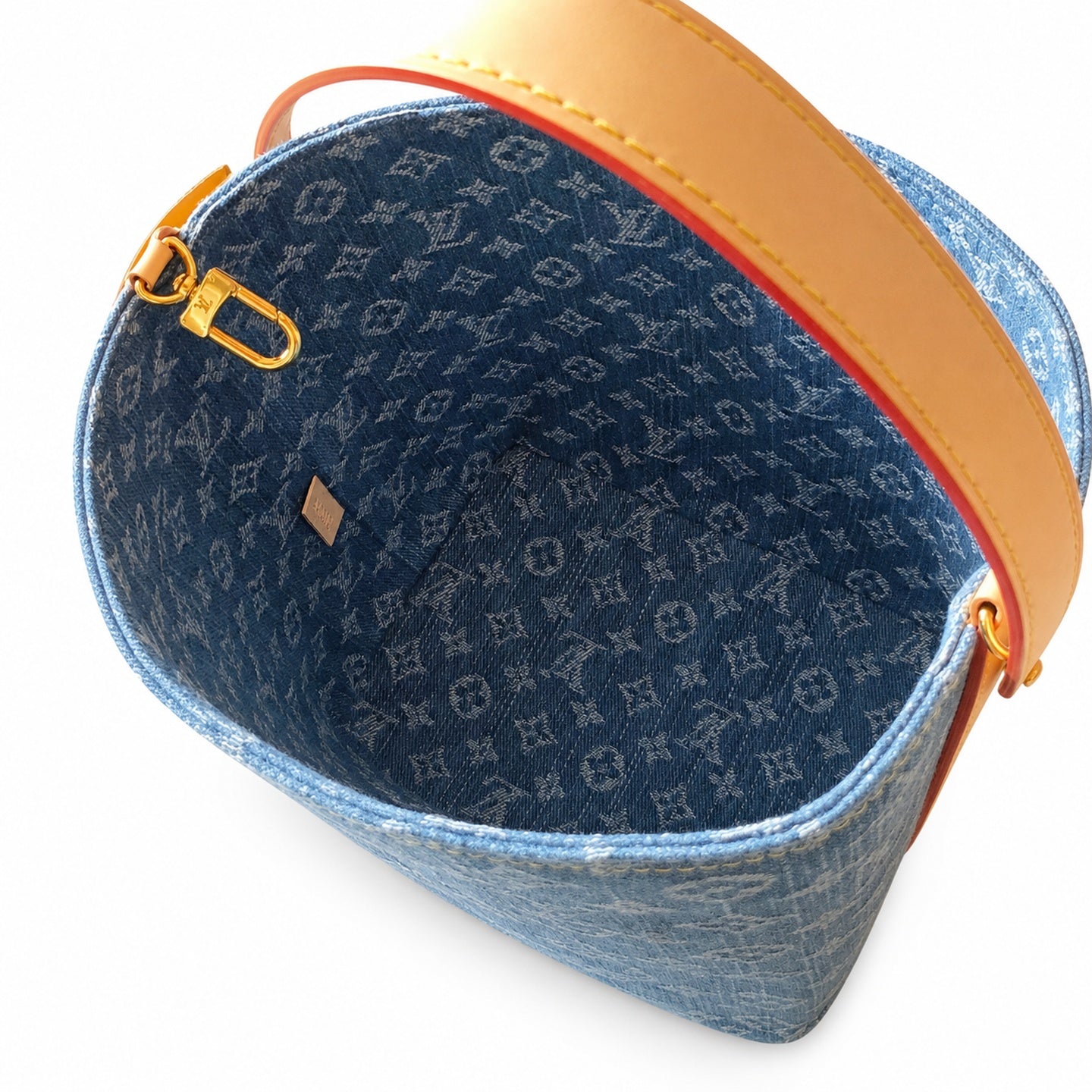 Louis Vuitton All In Denim Blue Handbag