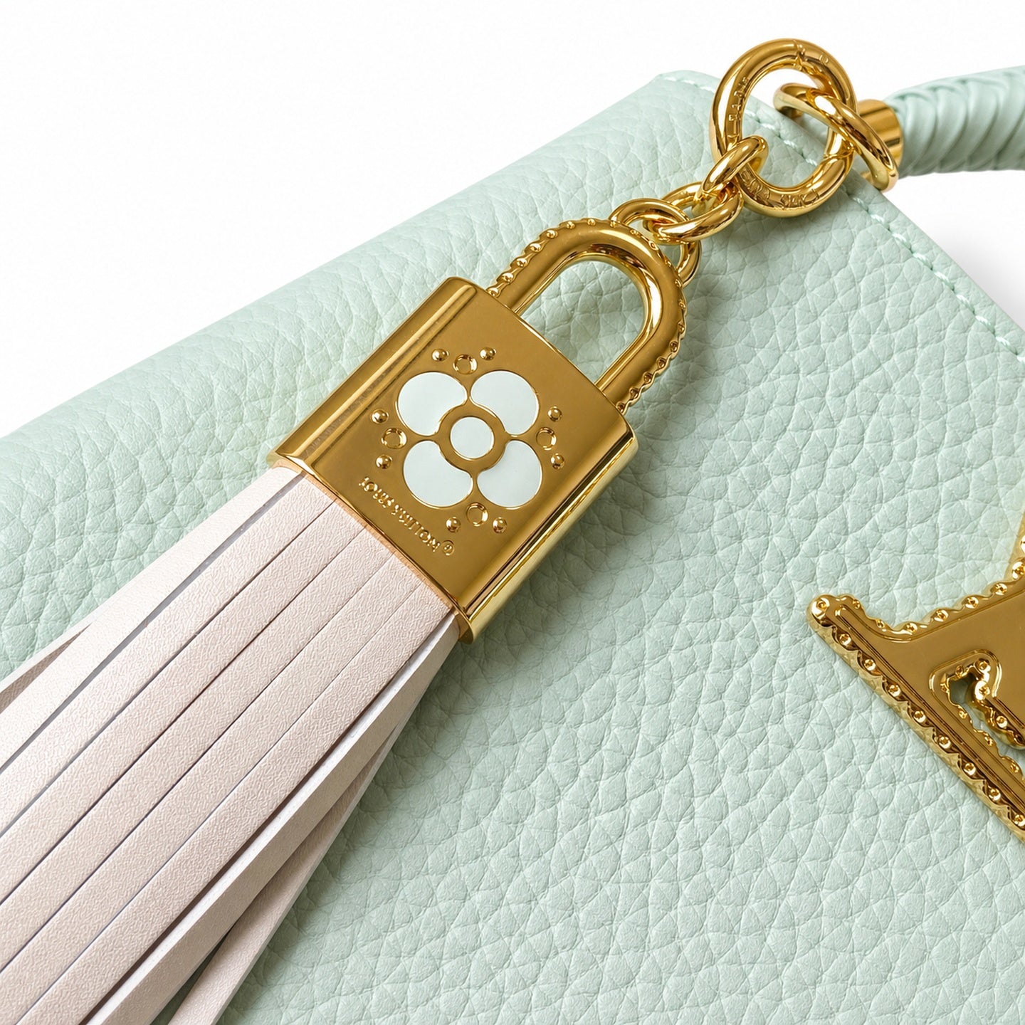 Louis Vuitton Capucines Mini Leather Green Handbag