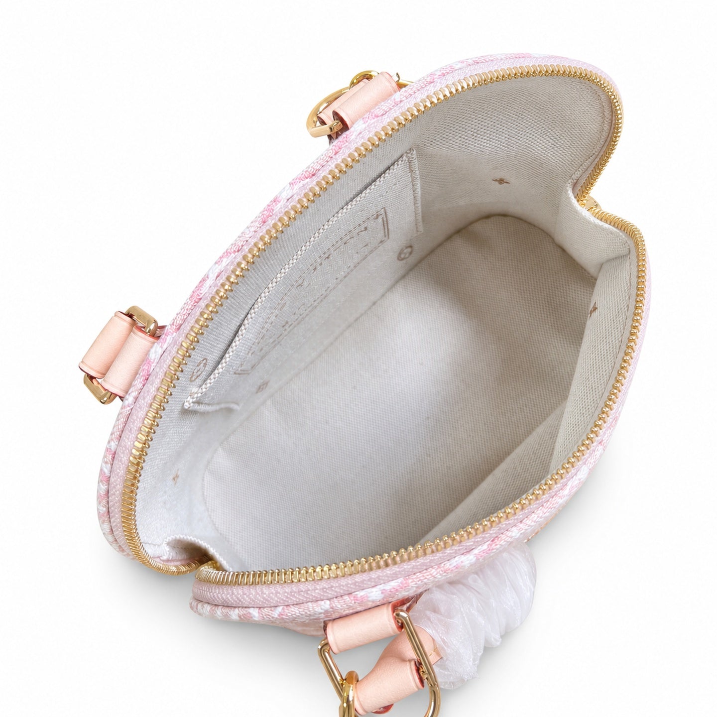 Louis Vuitton Alma Small Embroidered Cotton Canvas Jacquard Handbag