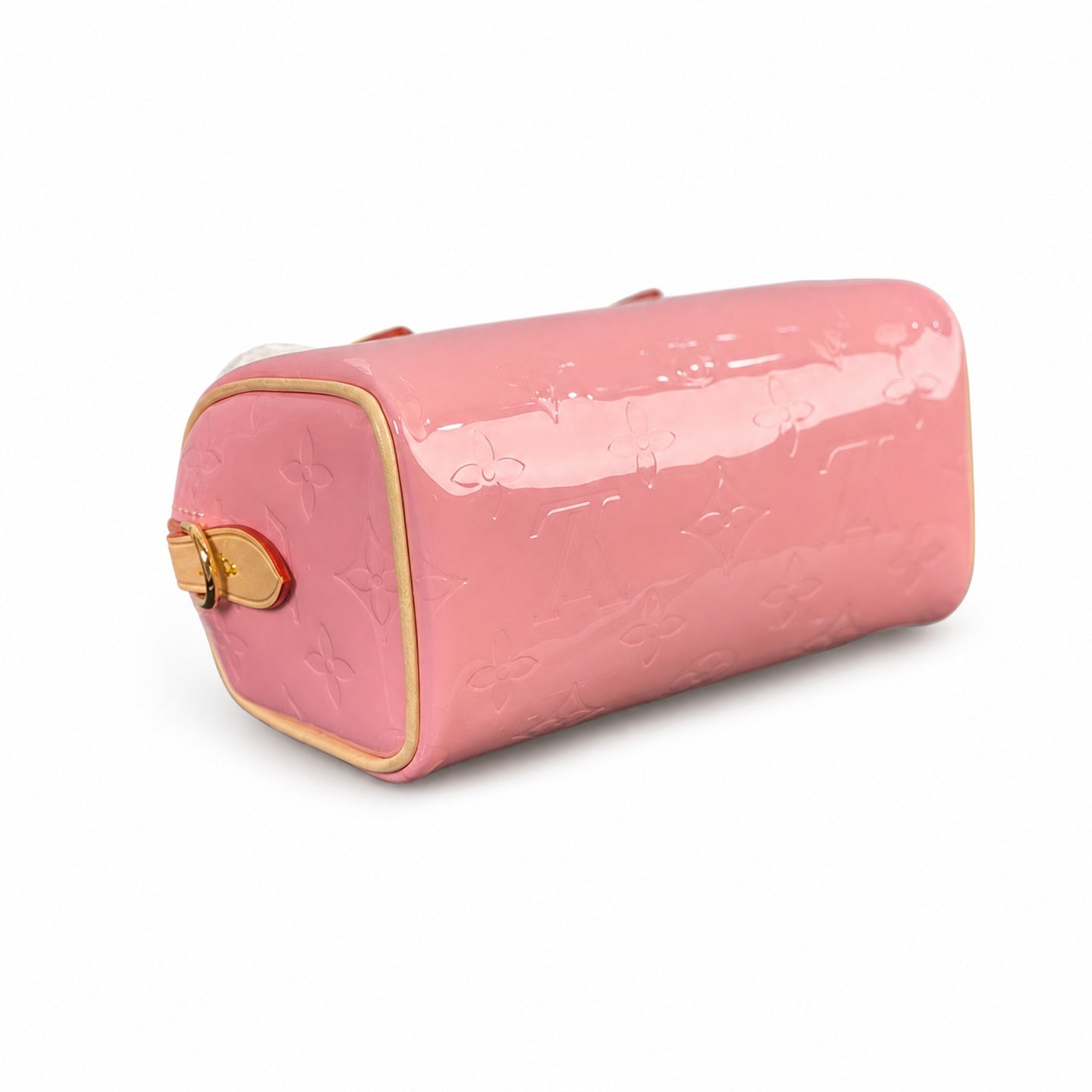 Louis Vuitton Speedy Leather Pink Handbag
