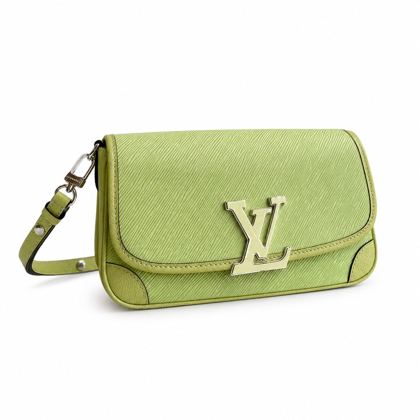 Louis Vuitton Large Leather Green Handbag