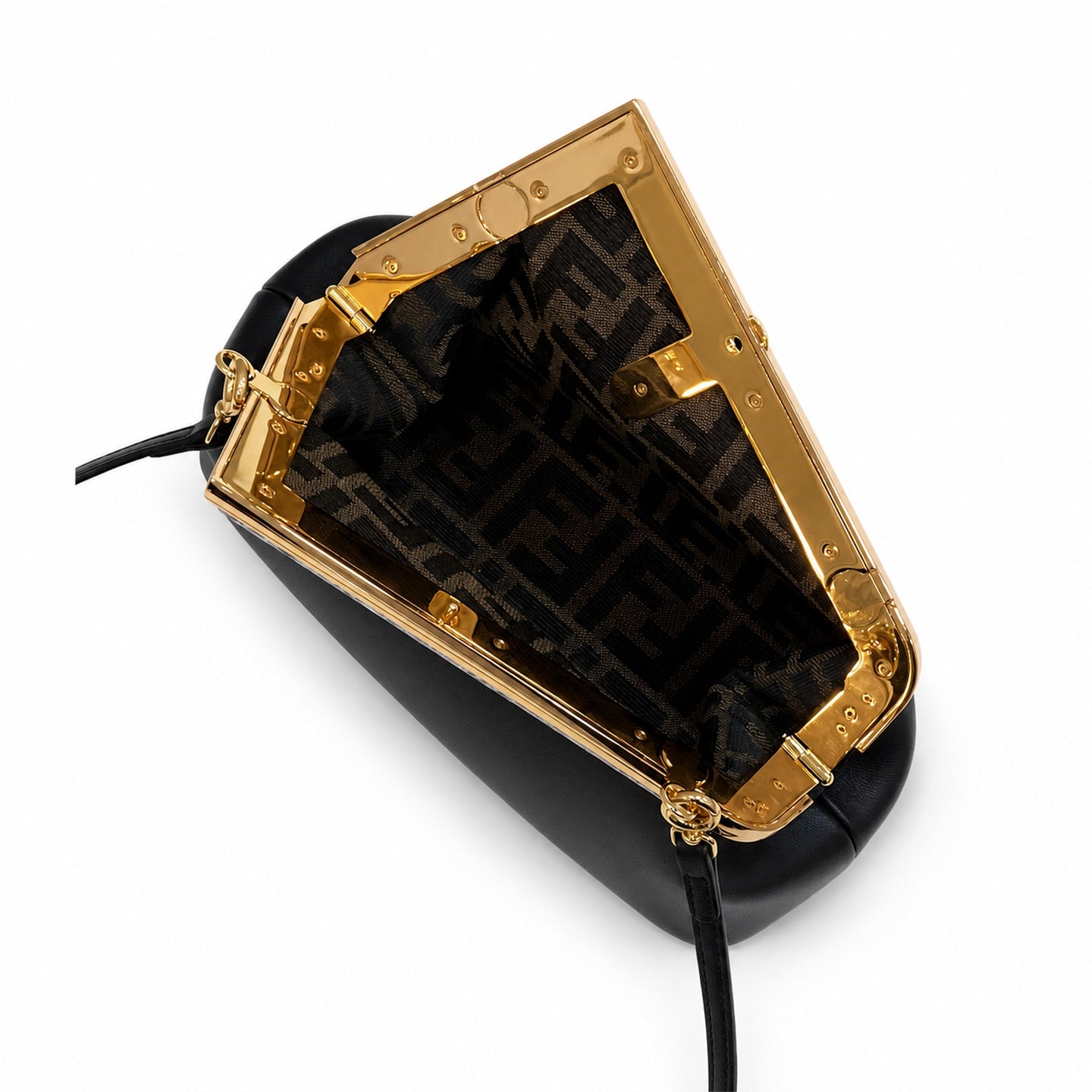 Fendi First Leather Black Bag
