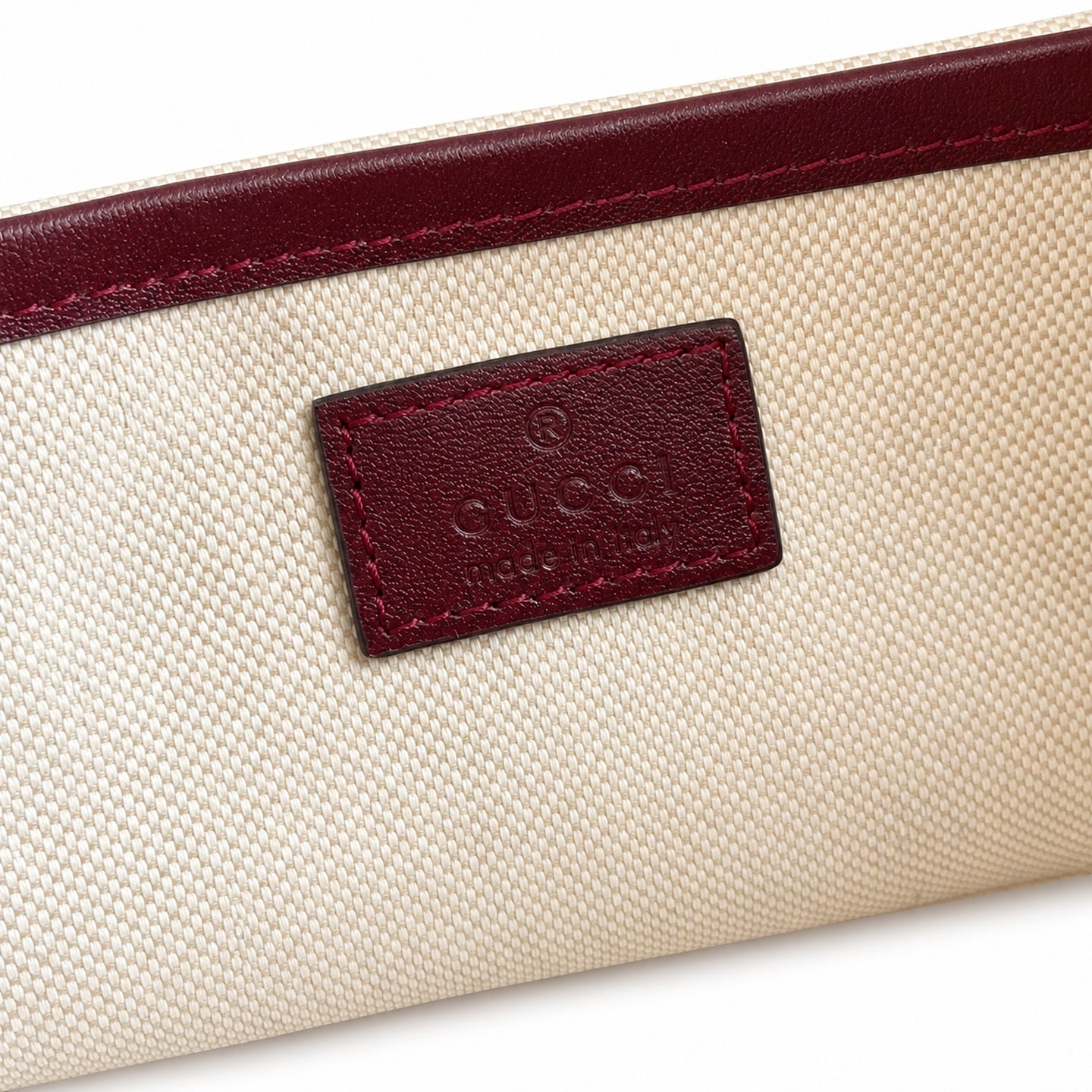 Gucci Blondie Mini Cotton Canvas Leather Beige Brown Shoulder Bag