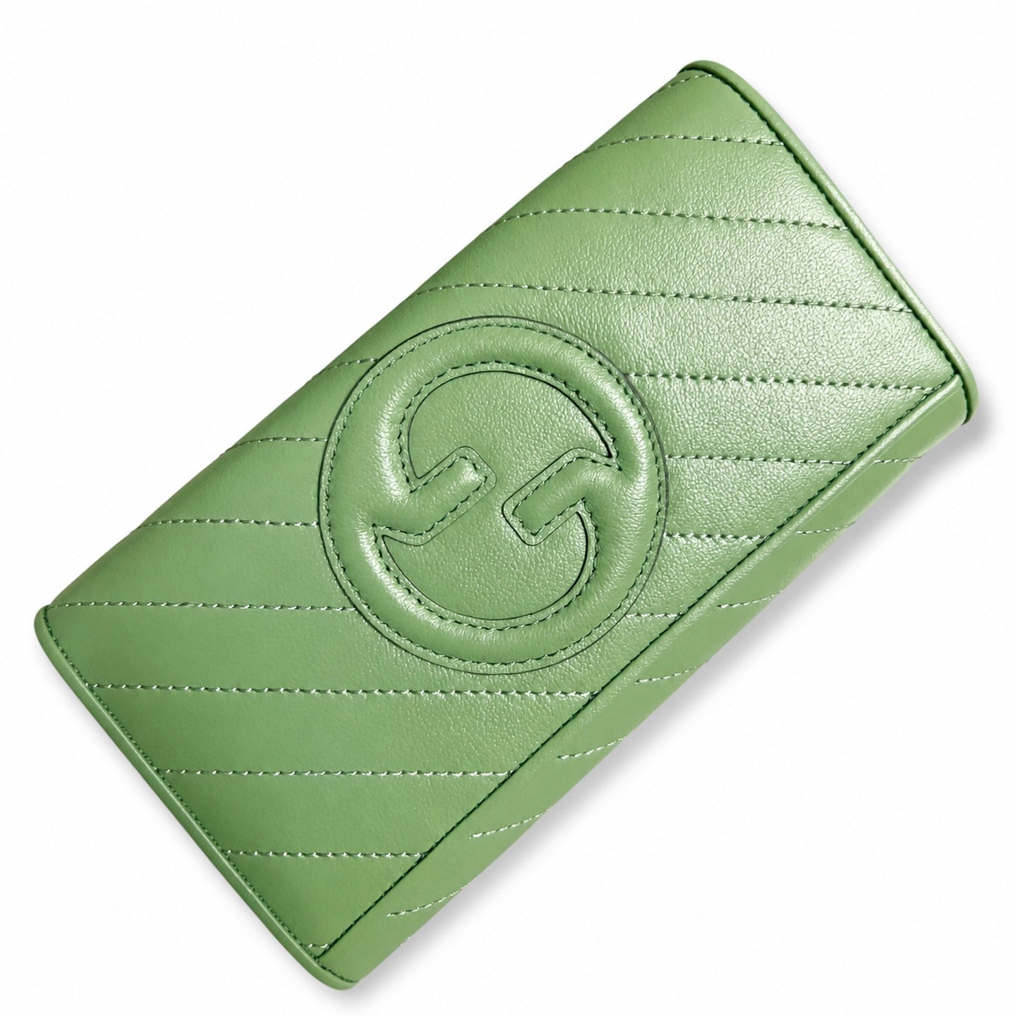Gucci Blondie Leather Black White Gray Brown Green Pink Wallet