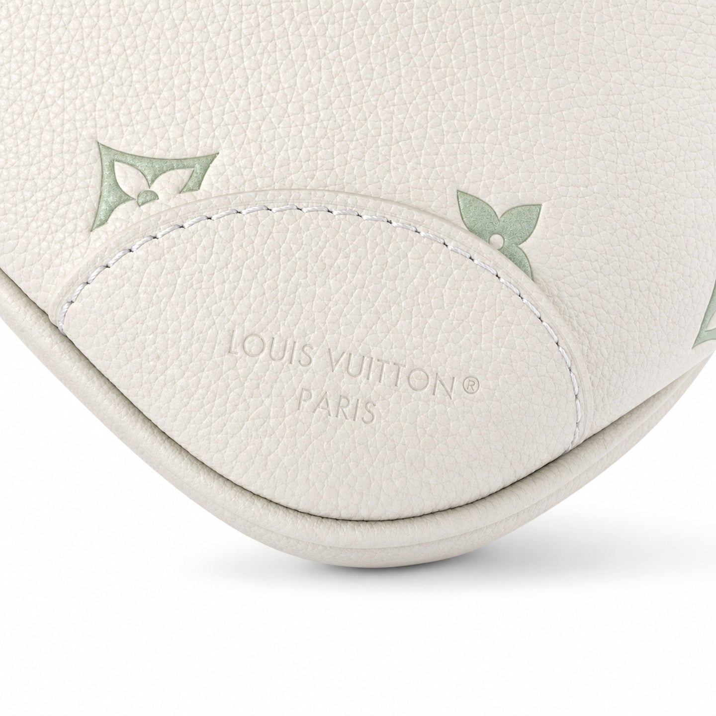Louis Vuitton Boulogne Small Silk Jacquard Leather Green Gold Handbag