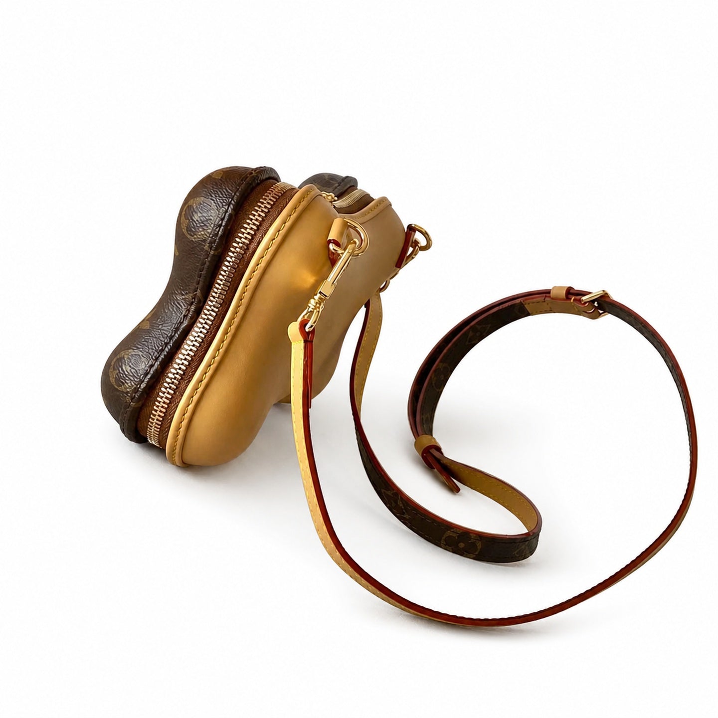 Louis Vuitton Mini Canvas Leather Handbag