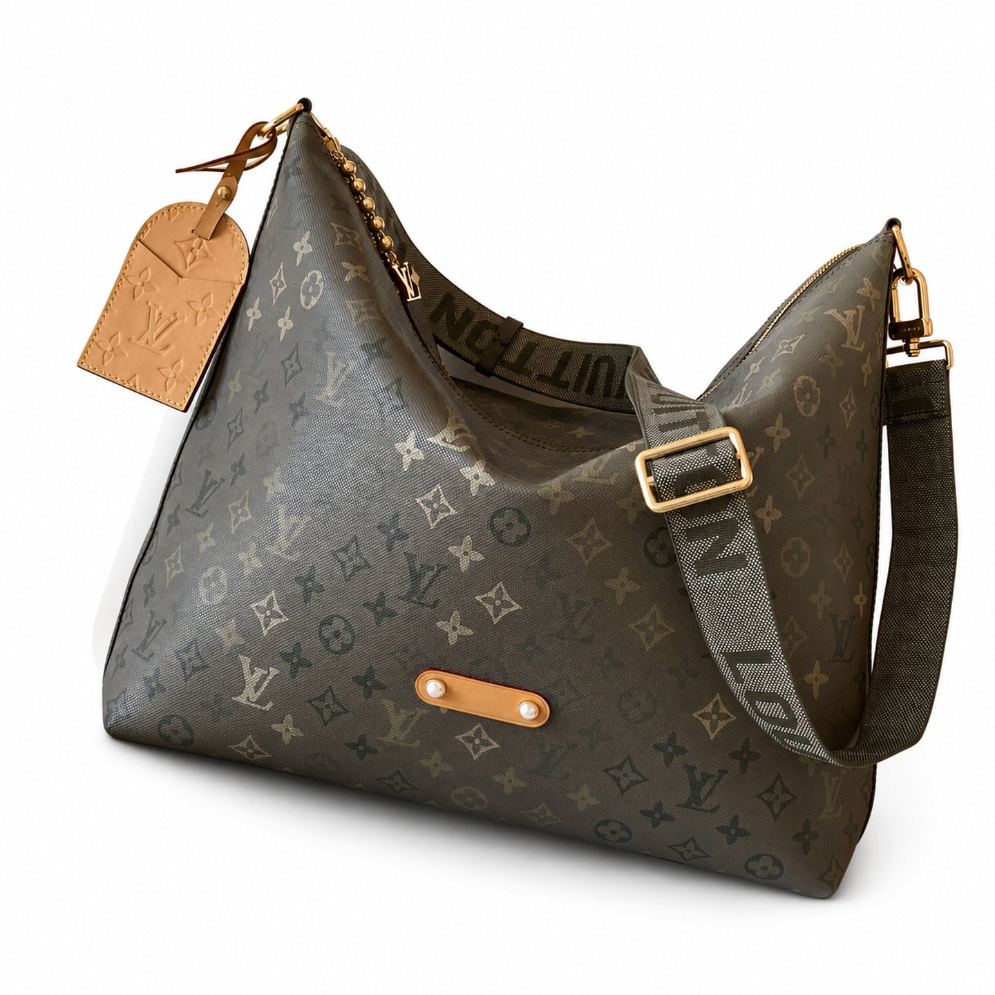 Louis Vuitton Canvas Green Handbag