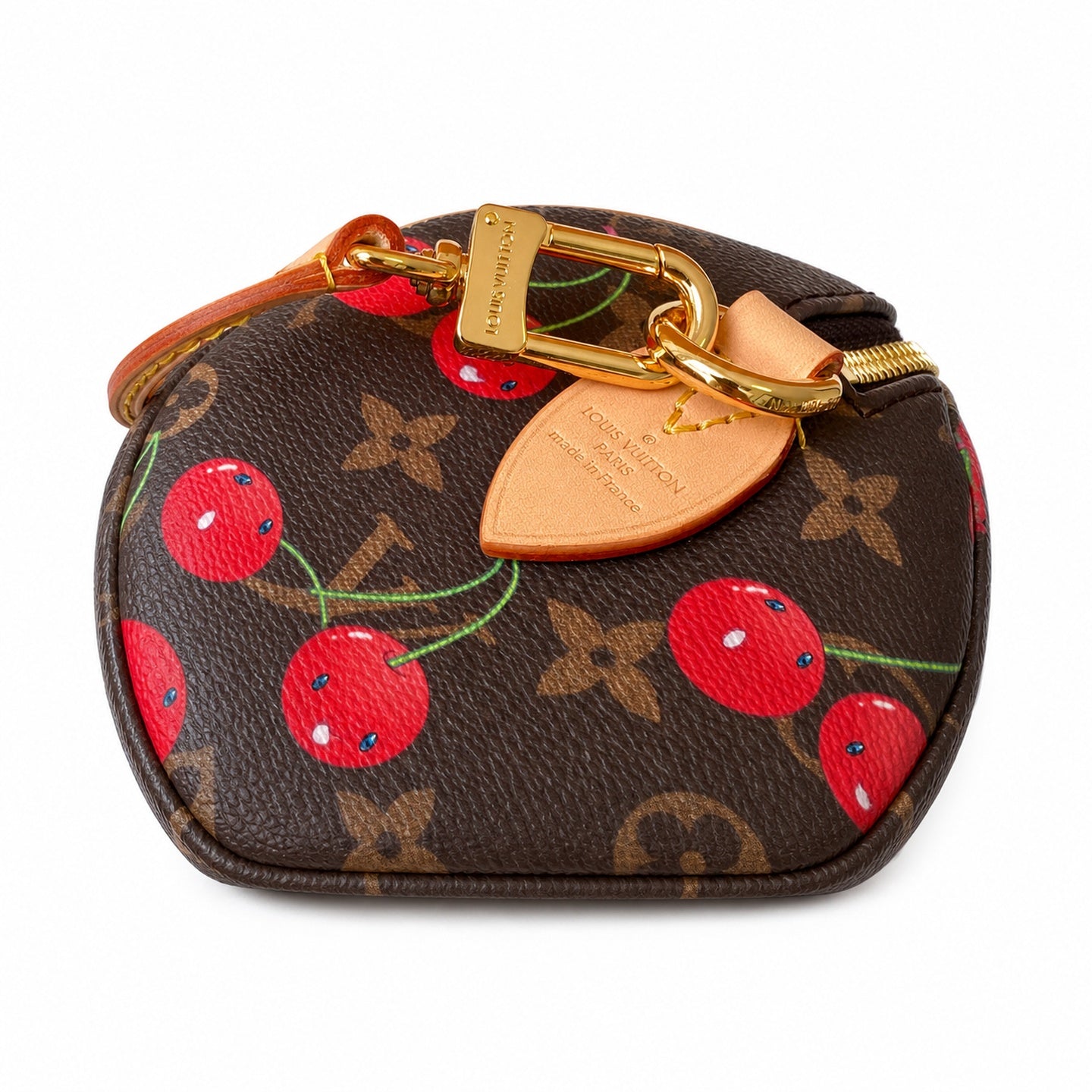 Louis Vuitton Speedy Bandouliere Takashi Murakami Canvas Leather Handbag