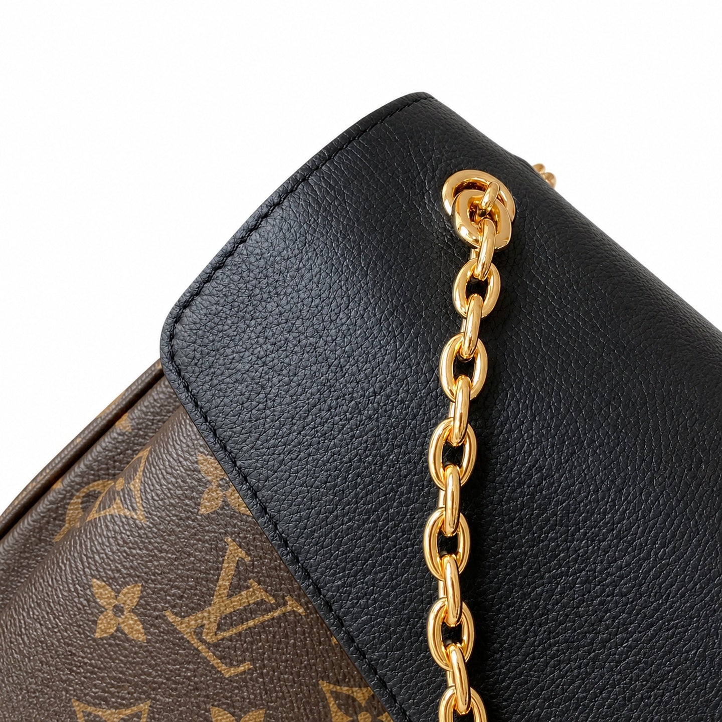 Louis Vuitton Large Canvas Leather Handbag