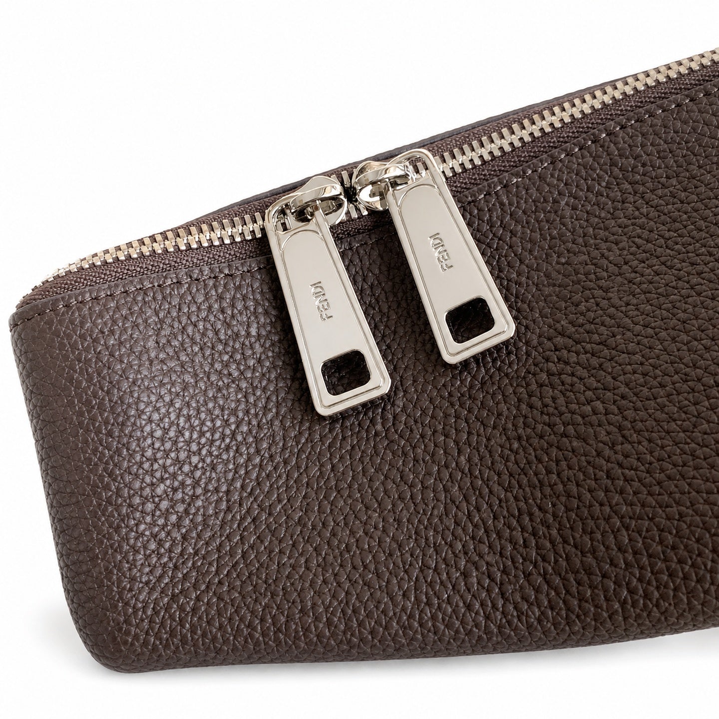 Fendi Lui Leather Brown Bag