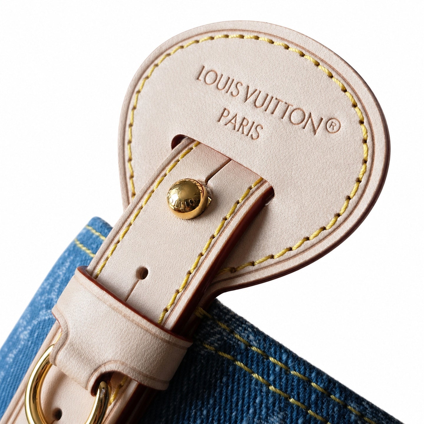 Louis Vuitton All In Denim Blue Handbag