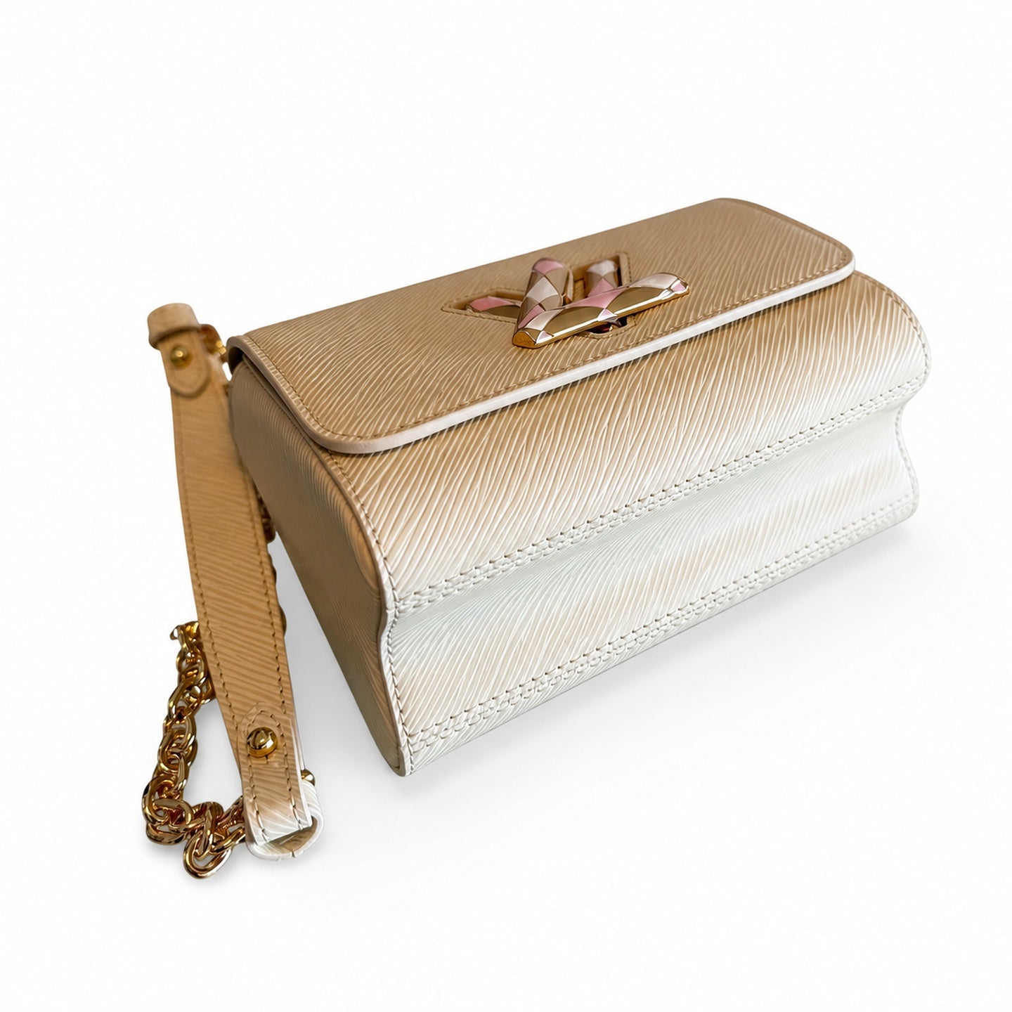 Louis Vuitton Twist Small Leather White Handbag