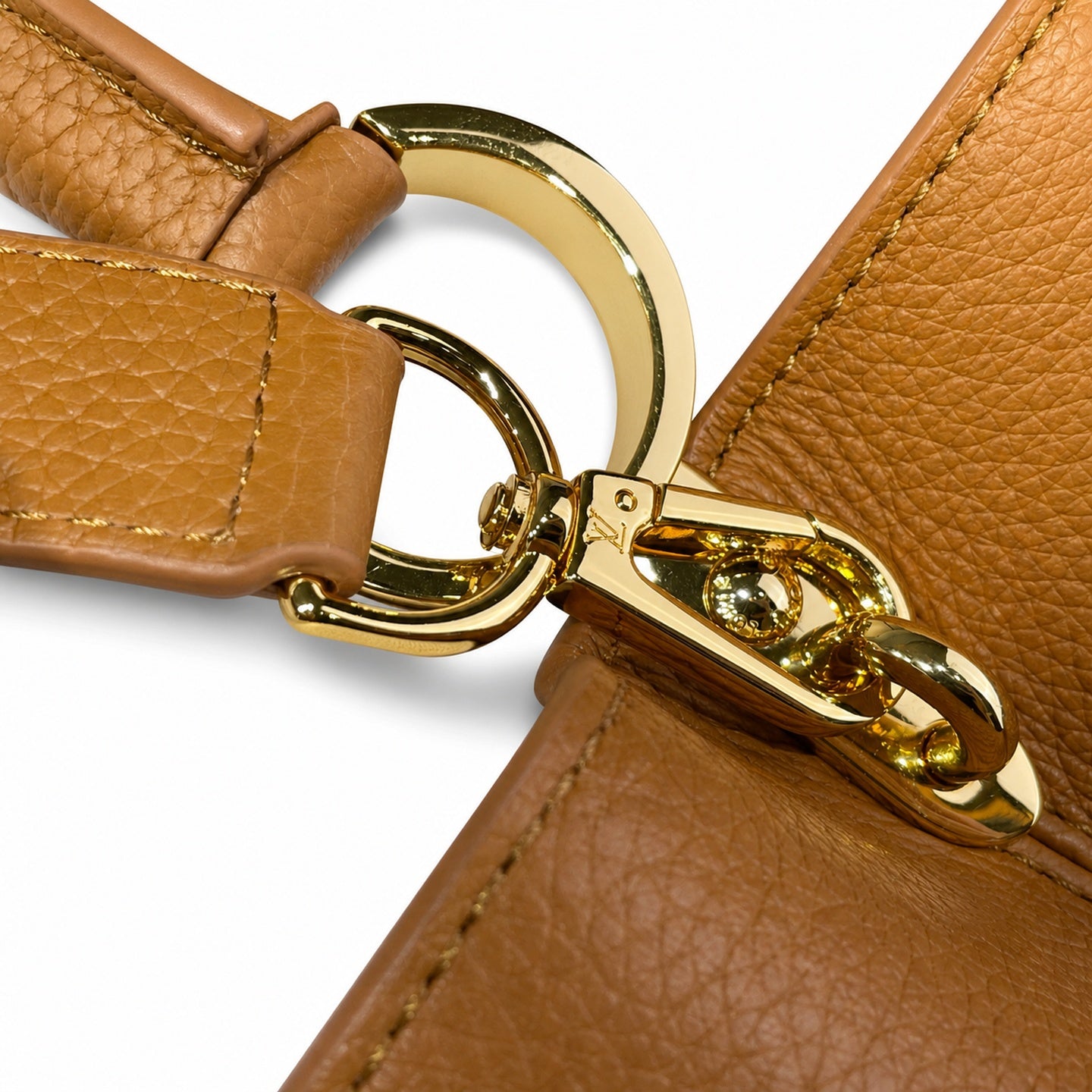 Louis Vuitton Capucines Medium Leather Brown Handbag