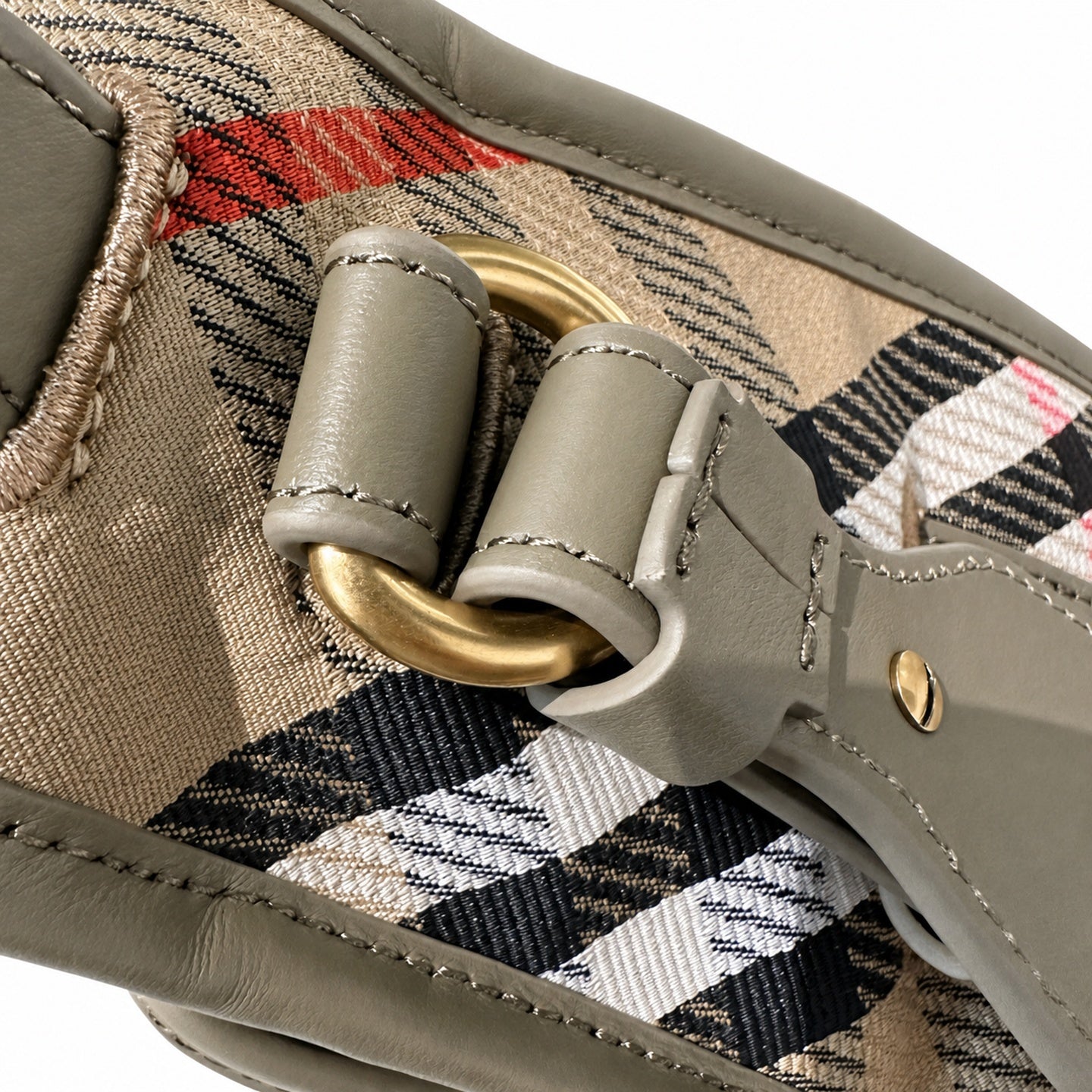 Burberry Cotton Check Messenger Bag