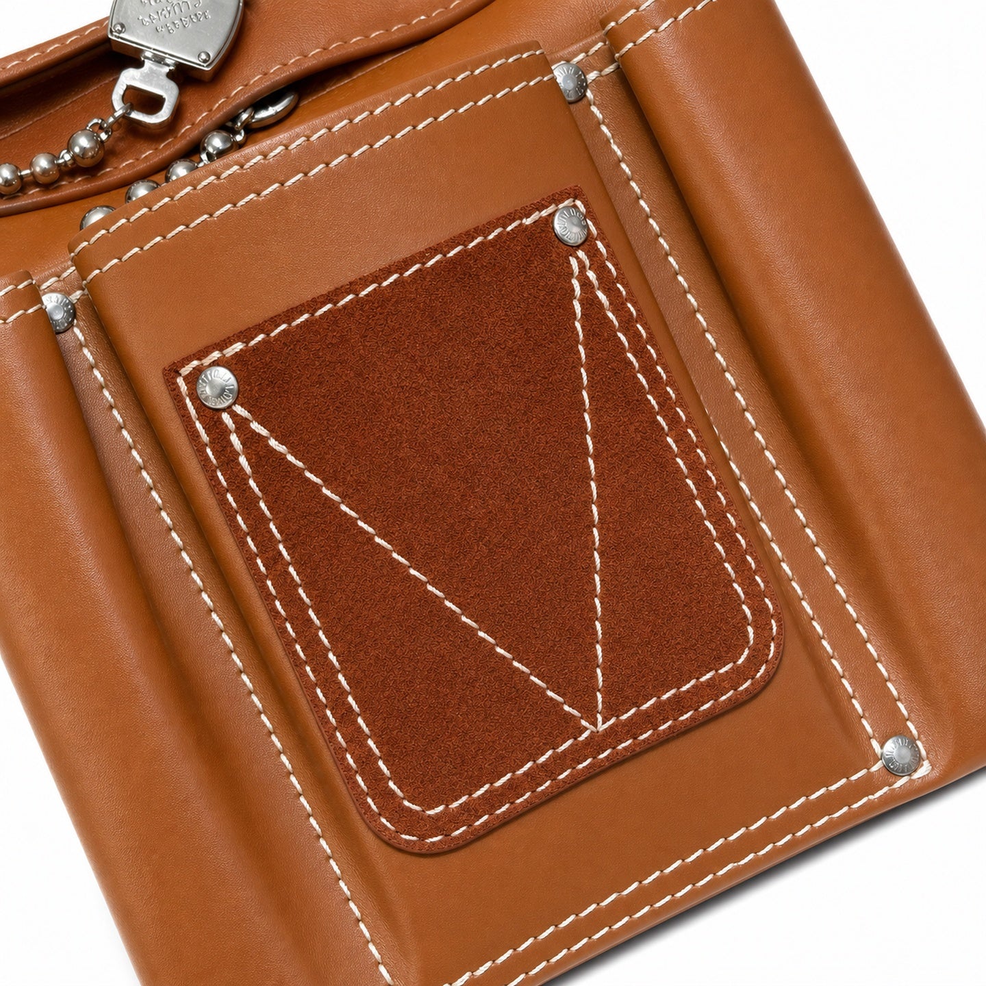 Louis Vuitton Suede Leather Brown Handbag