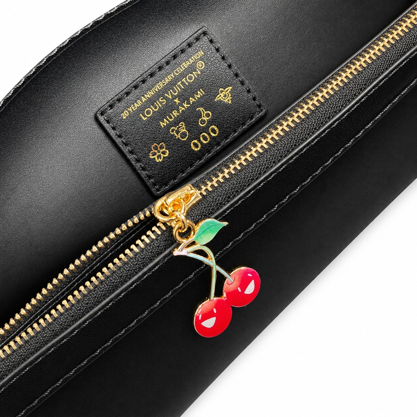 Louis Vuitton Capucines Takashi Murakami Small Black Handbag