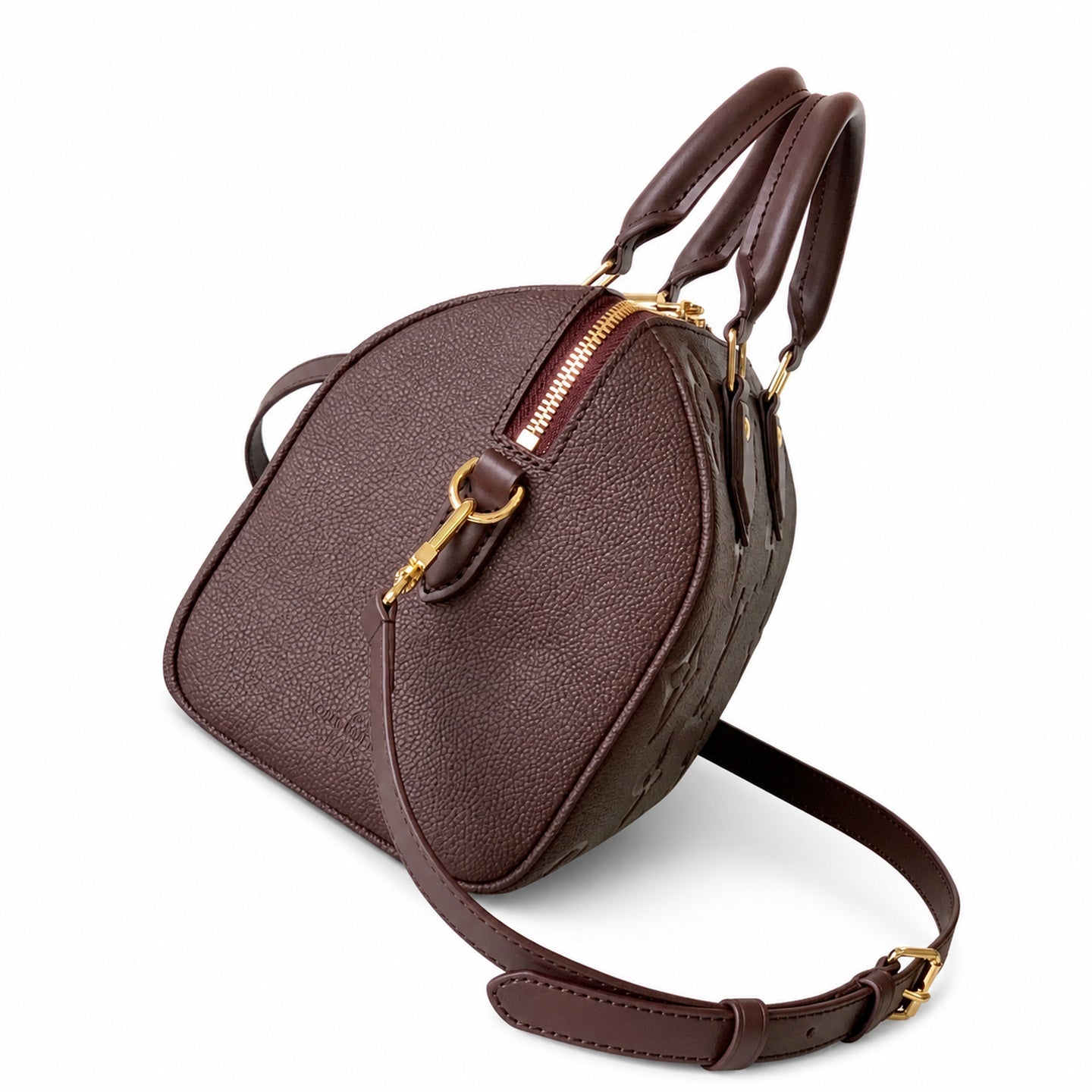 Louis Vuitton Speedy Bandouliere Leather Black Handbag