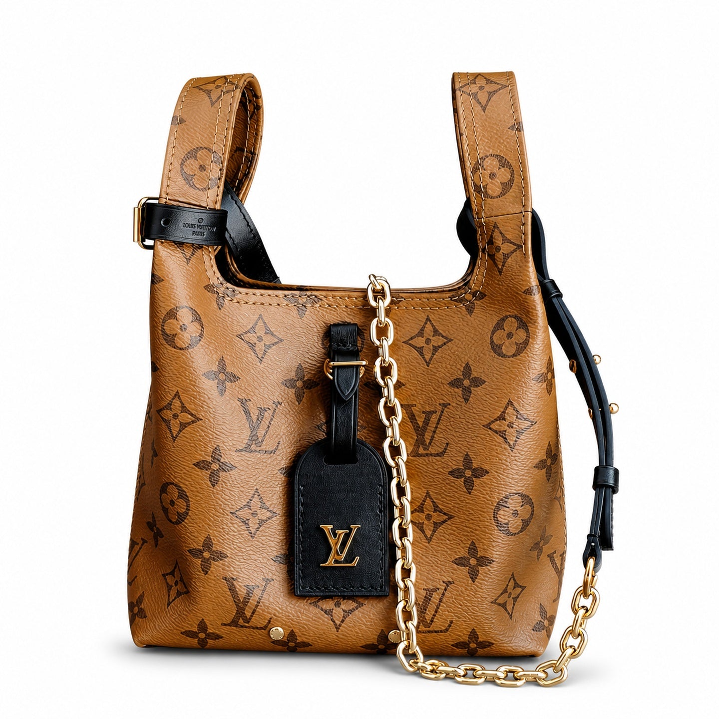 Louis Vuitton Atlantis Canvas Leather Handbag