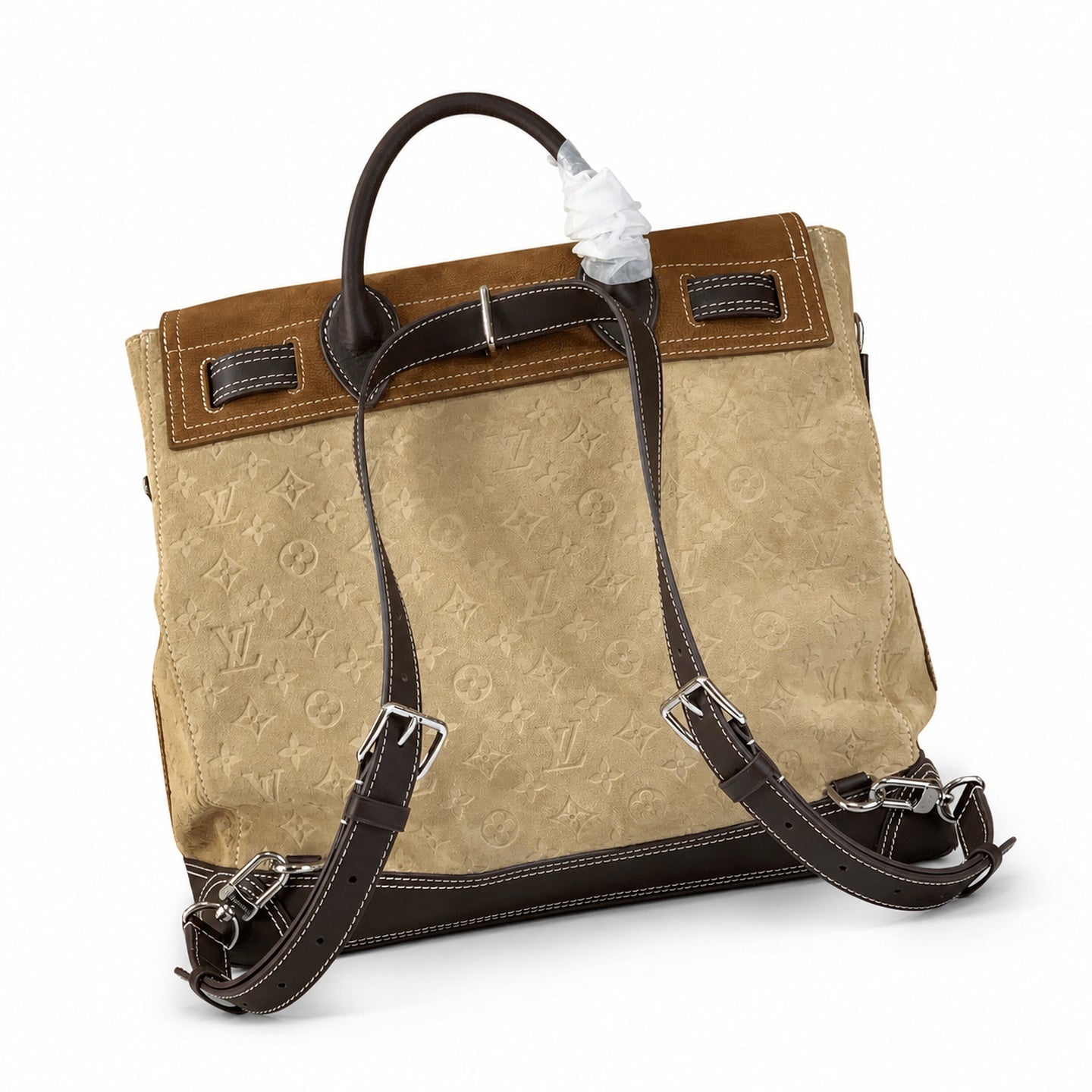 Louis Vuitton Suede Leather Handbag