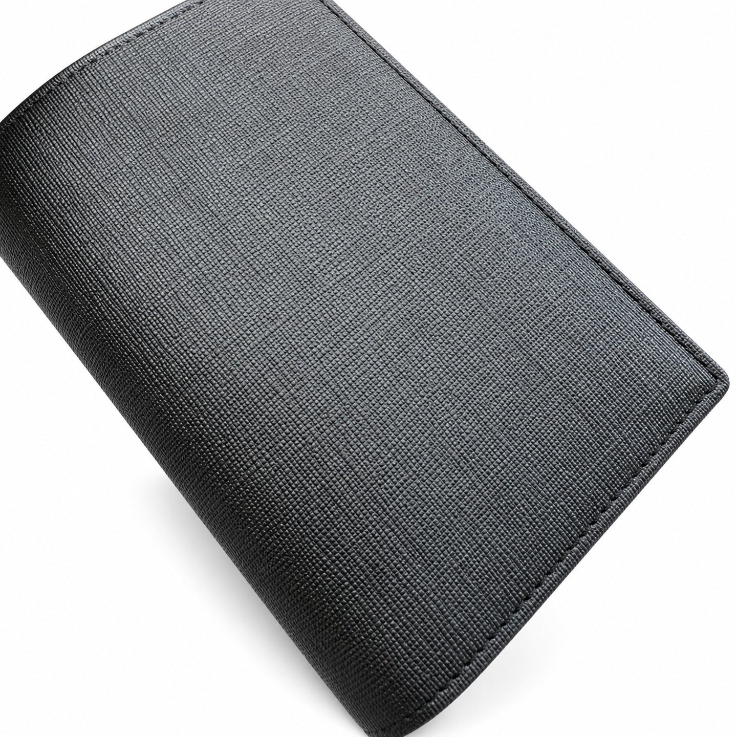 Gucci Canvas Leather Black Silver Card Holder