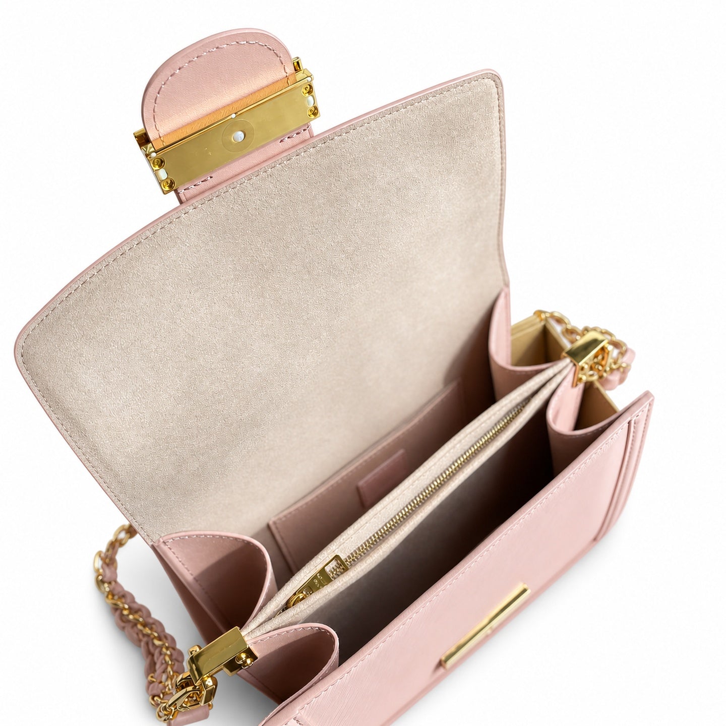 Louis Vuitton Dauphine Medium Leather Pink Handbag