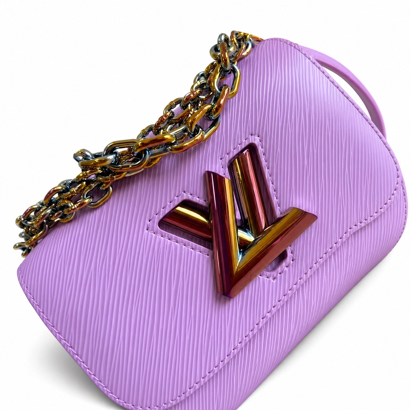 Louis Vuitton Twist Leather Red Handbag
