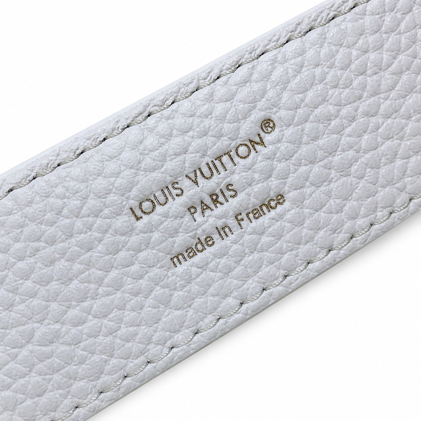 Louis Vuitton Capucines Mini Denim Leather Handbag