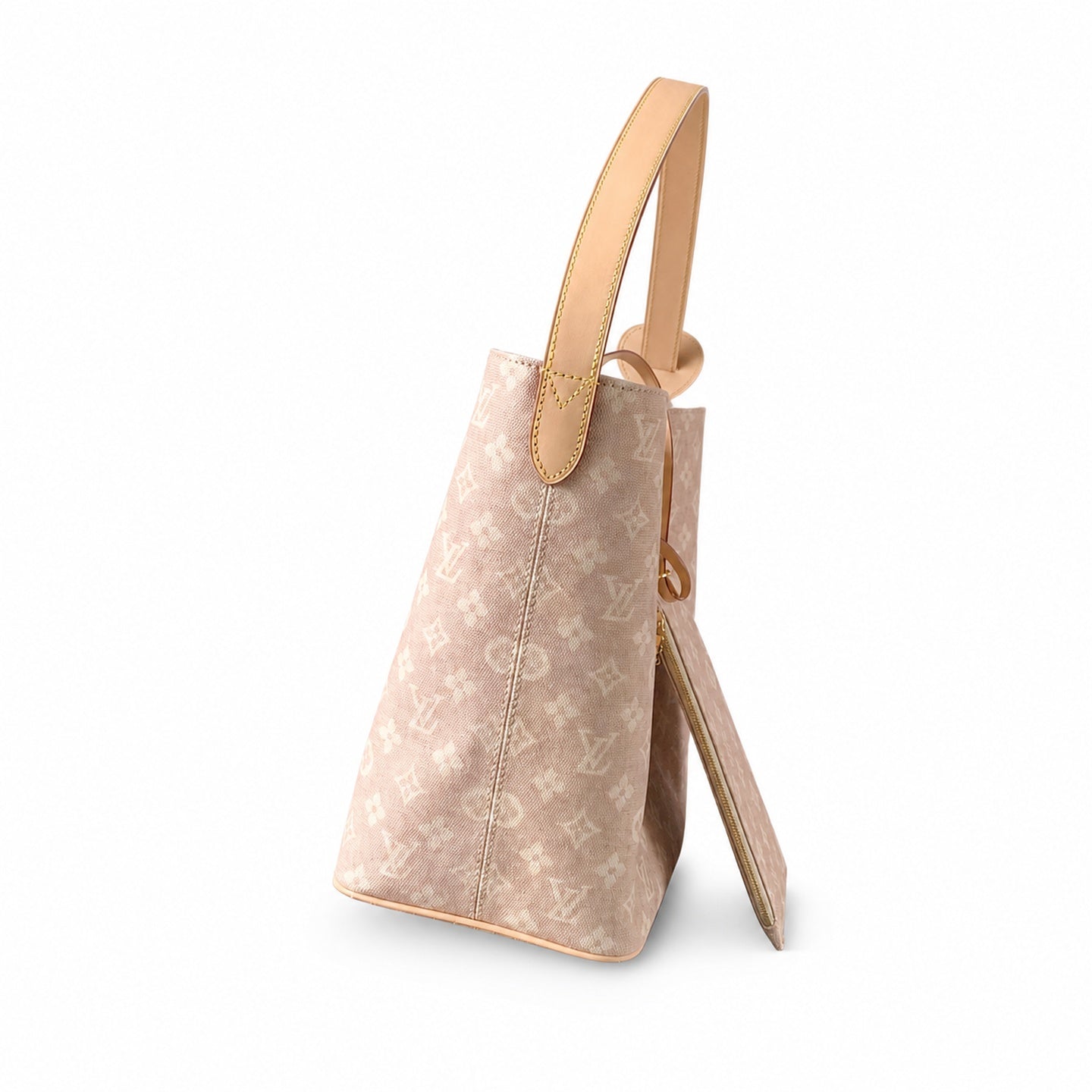Louis Vuitton All In Grace Coddington Large Canvas Leather Handbag
