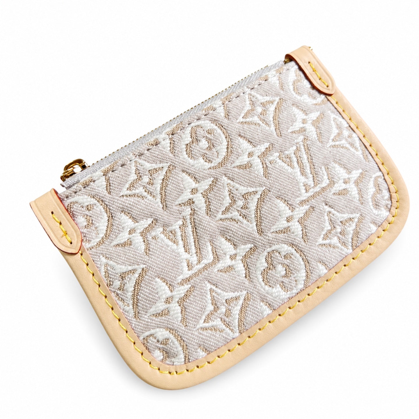 Louis Vuitton All In Embroidered Cotton Canvas Jacquard Leather Handbag