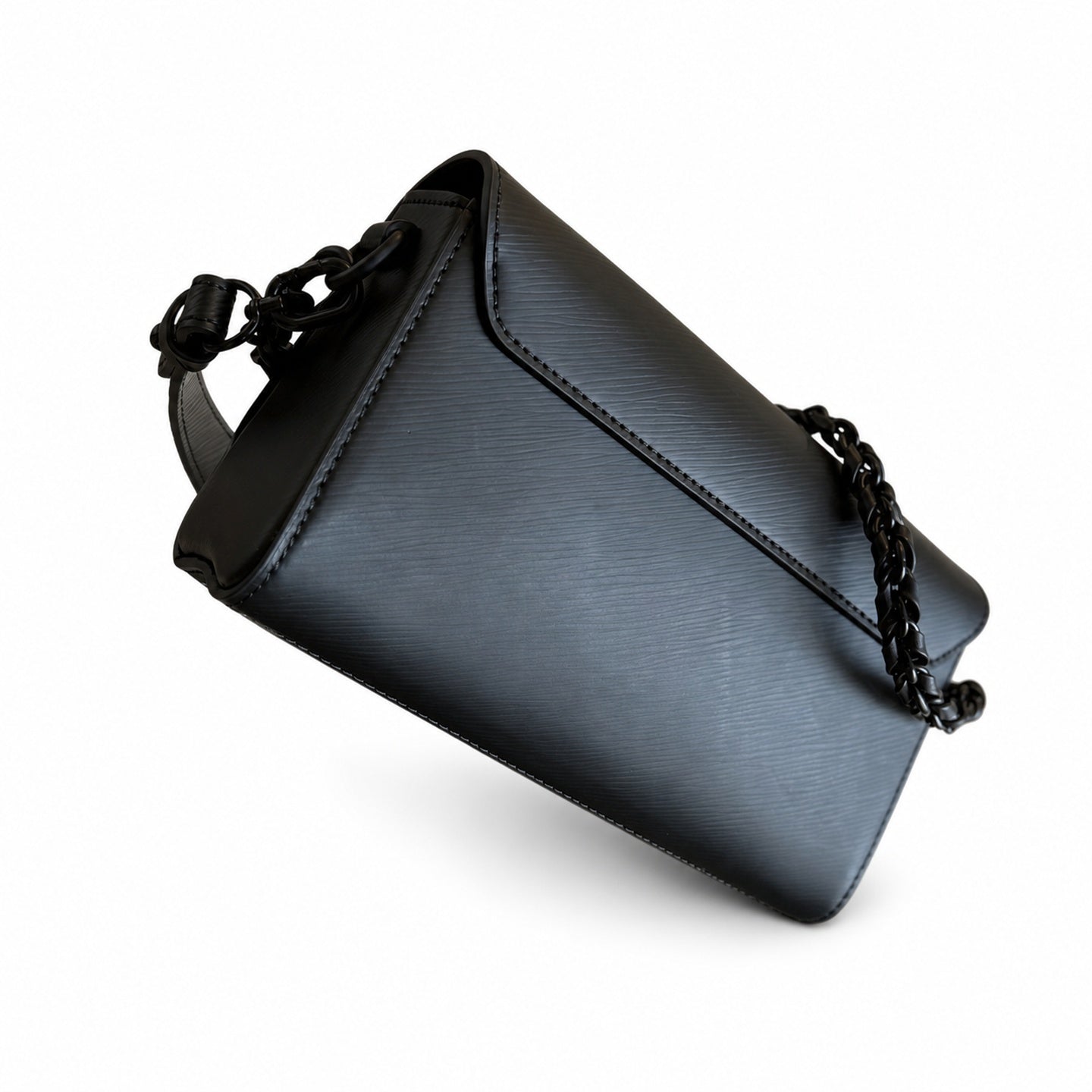 Louis Vuitton Twist Leather Black Handbag
