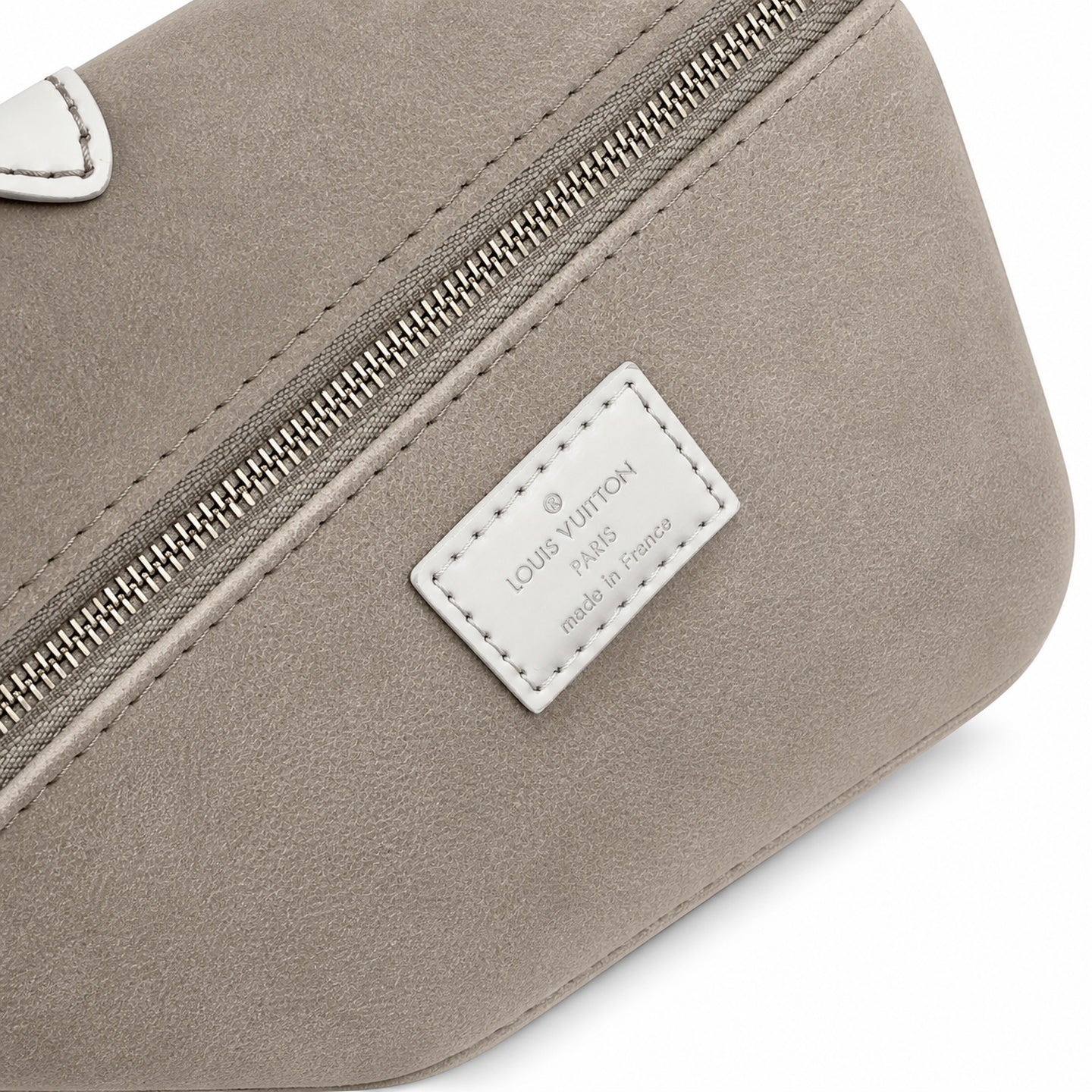 Louis Vuitton OnTheGo Small Cotton Canvas Silver Handbag