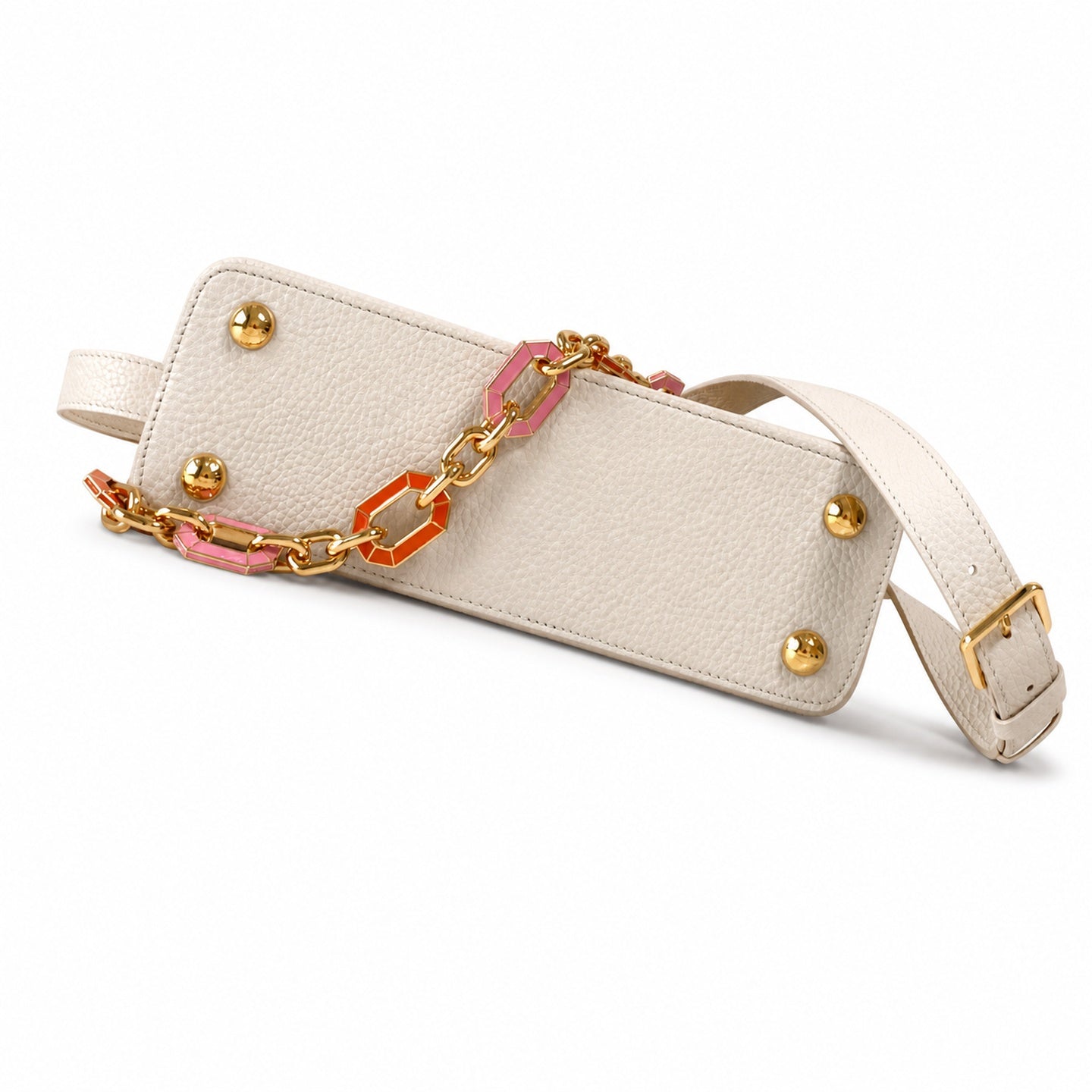 Louis Vuitton Capucines Small Leather White Gold Handbag