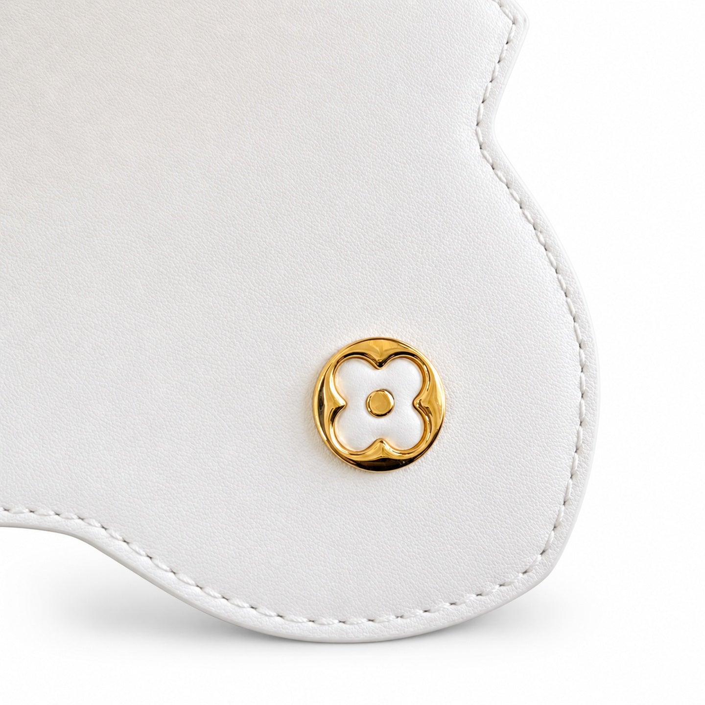 Louis Vuitton Capucines Takashi Murakami Small Leather White Handbag
