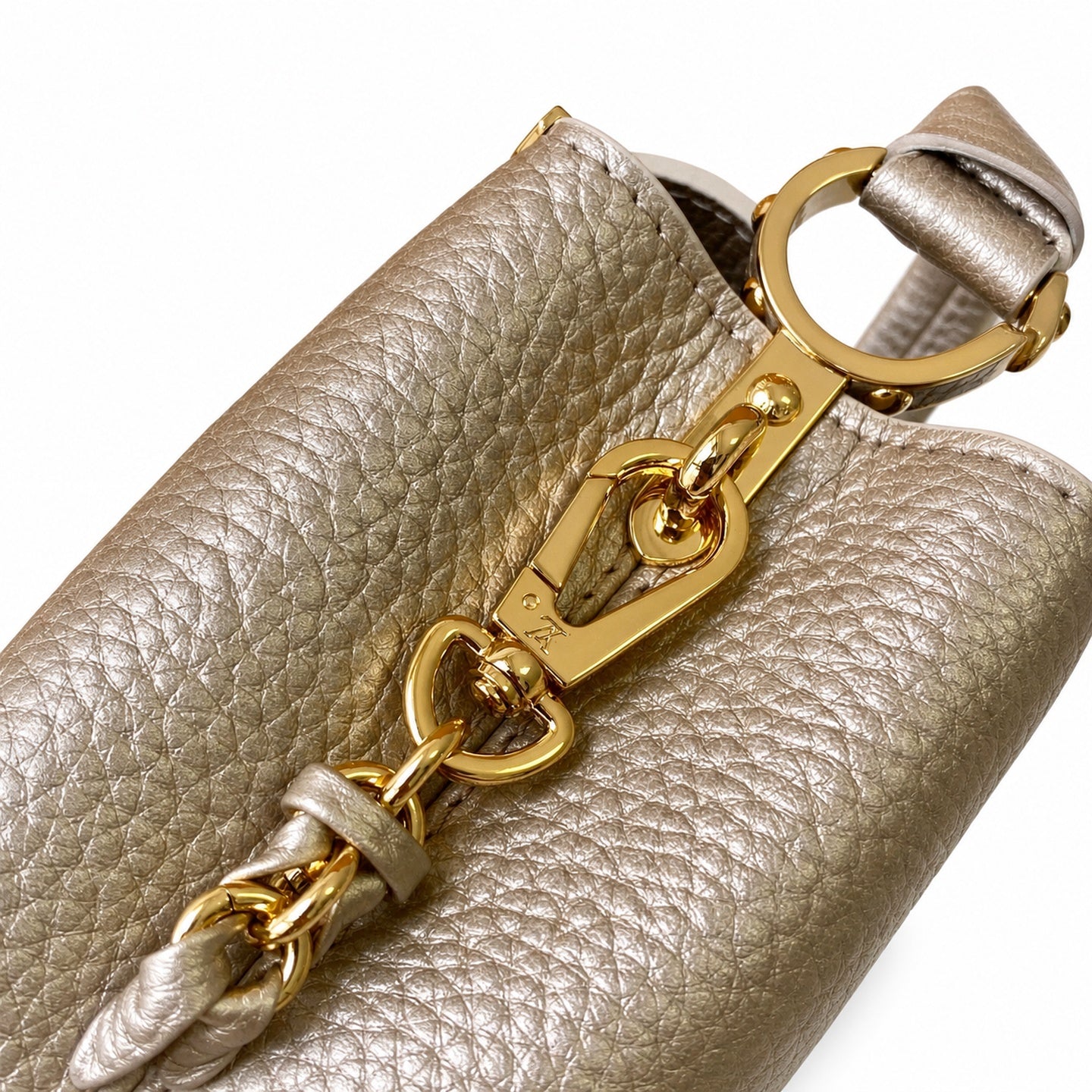 Louis Vuitton Capucines Mini Leather Handbag