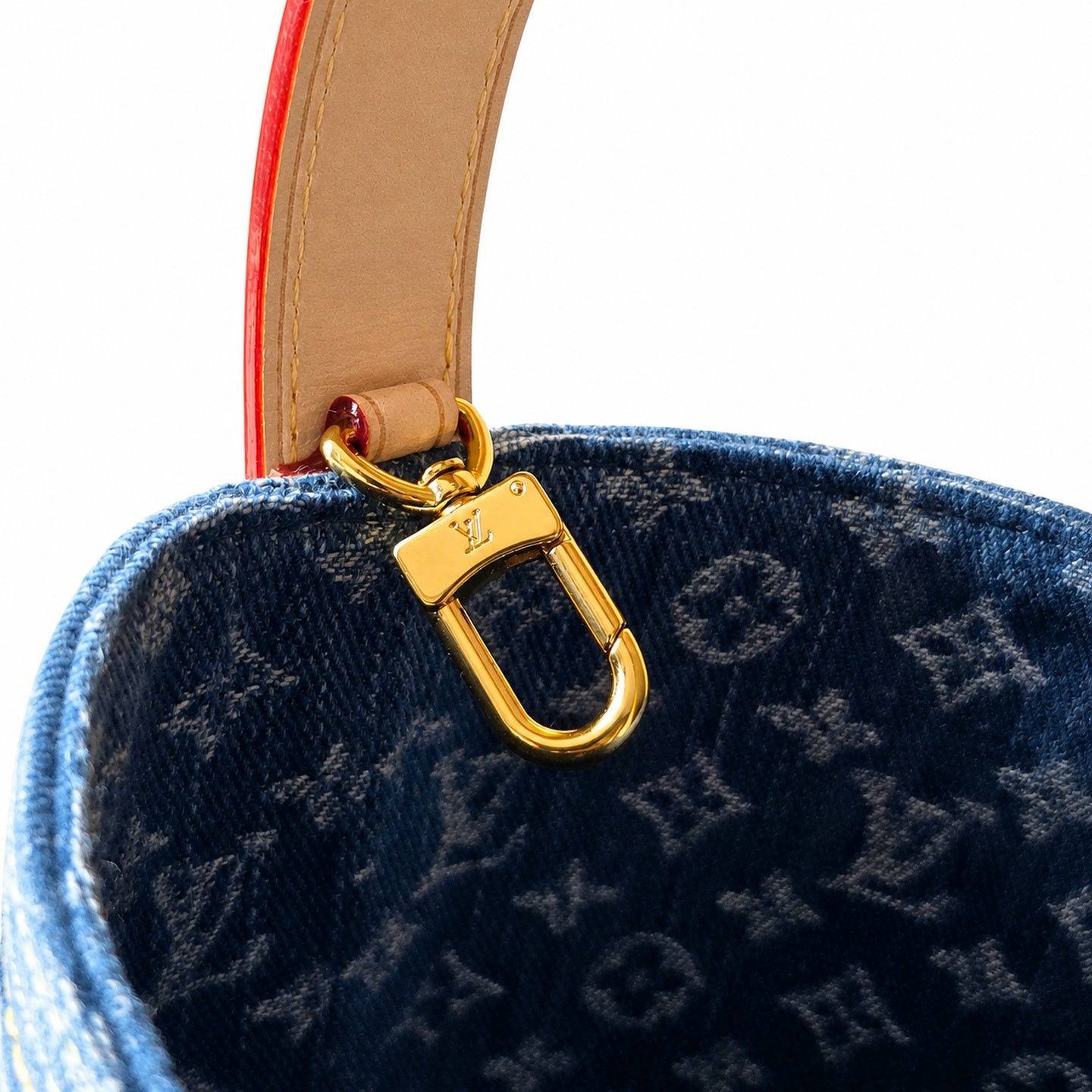 Louis Vuitton All In Denim Blue Handbag