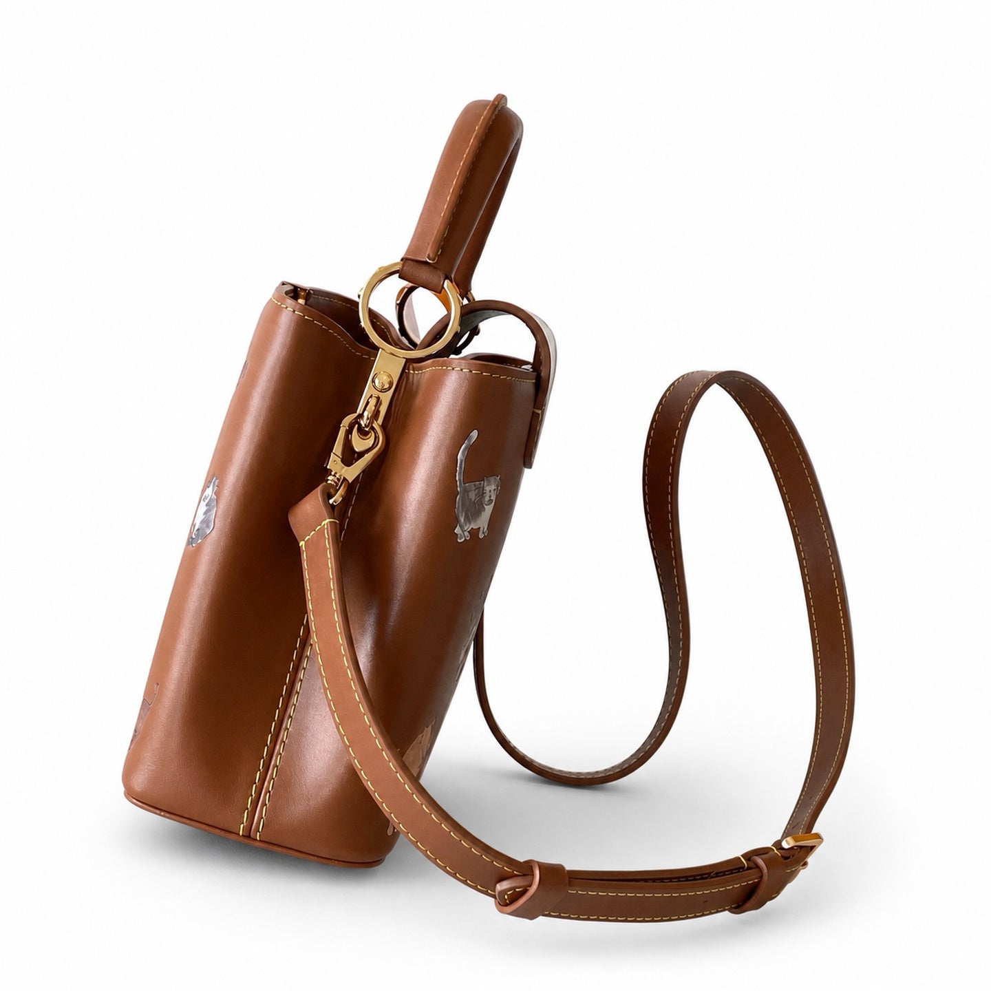 Louis Vuitton Grace Coddington Leather Handbag