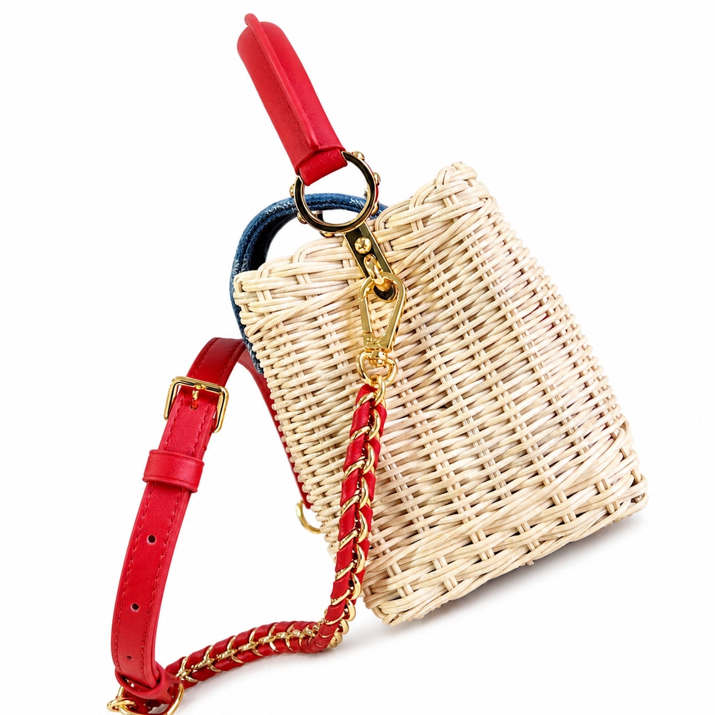 Louis Vuitton Capucines Takashi Murakami Mini Red Handbag