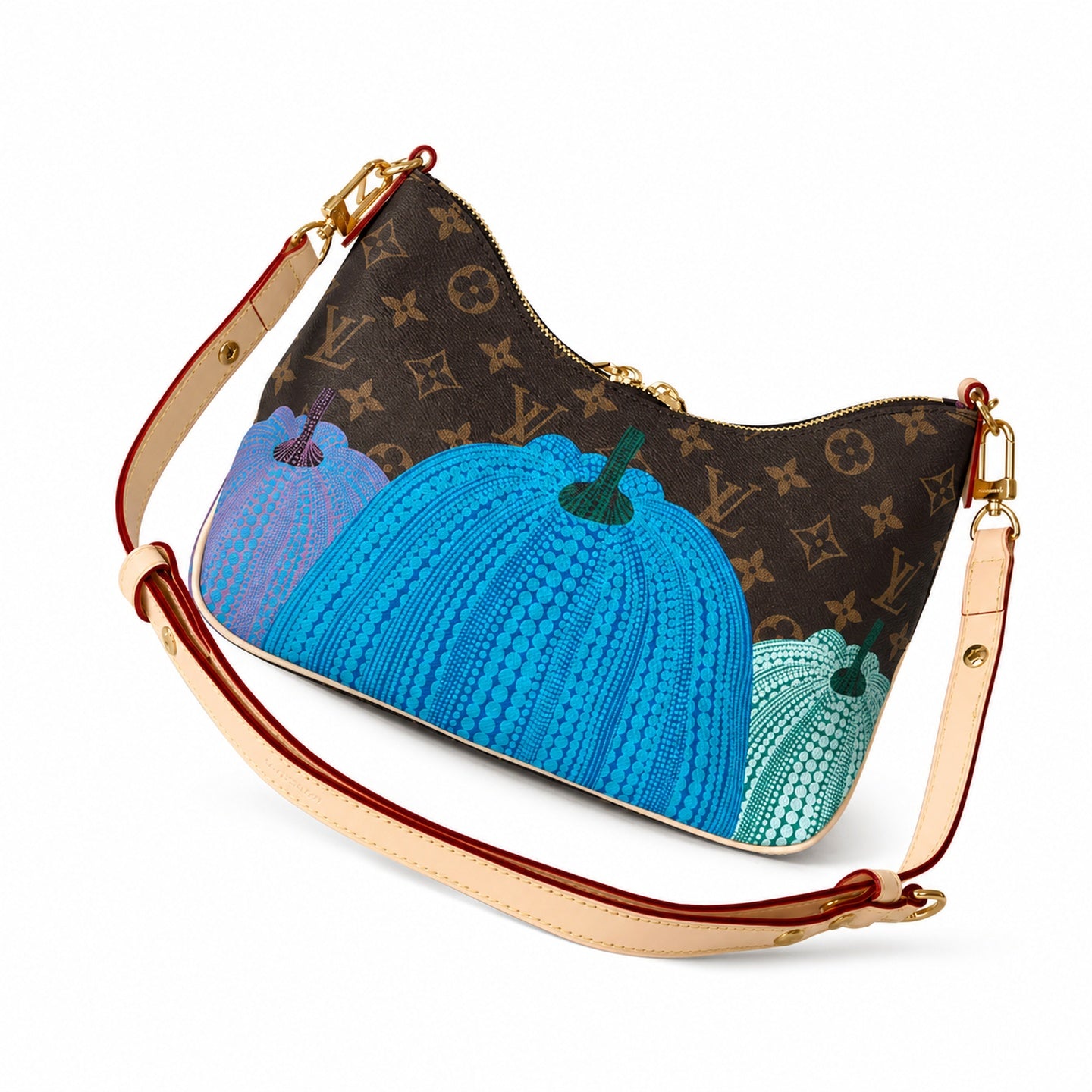 Louis Vuitton Boulogne Yayoi Kusama Canvas Handbag