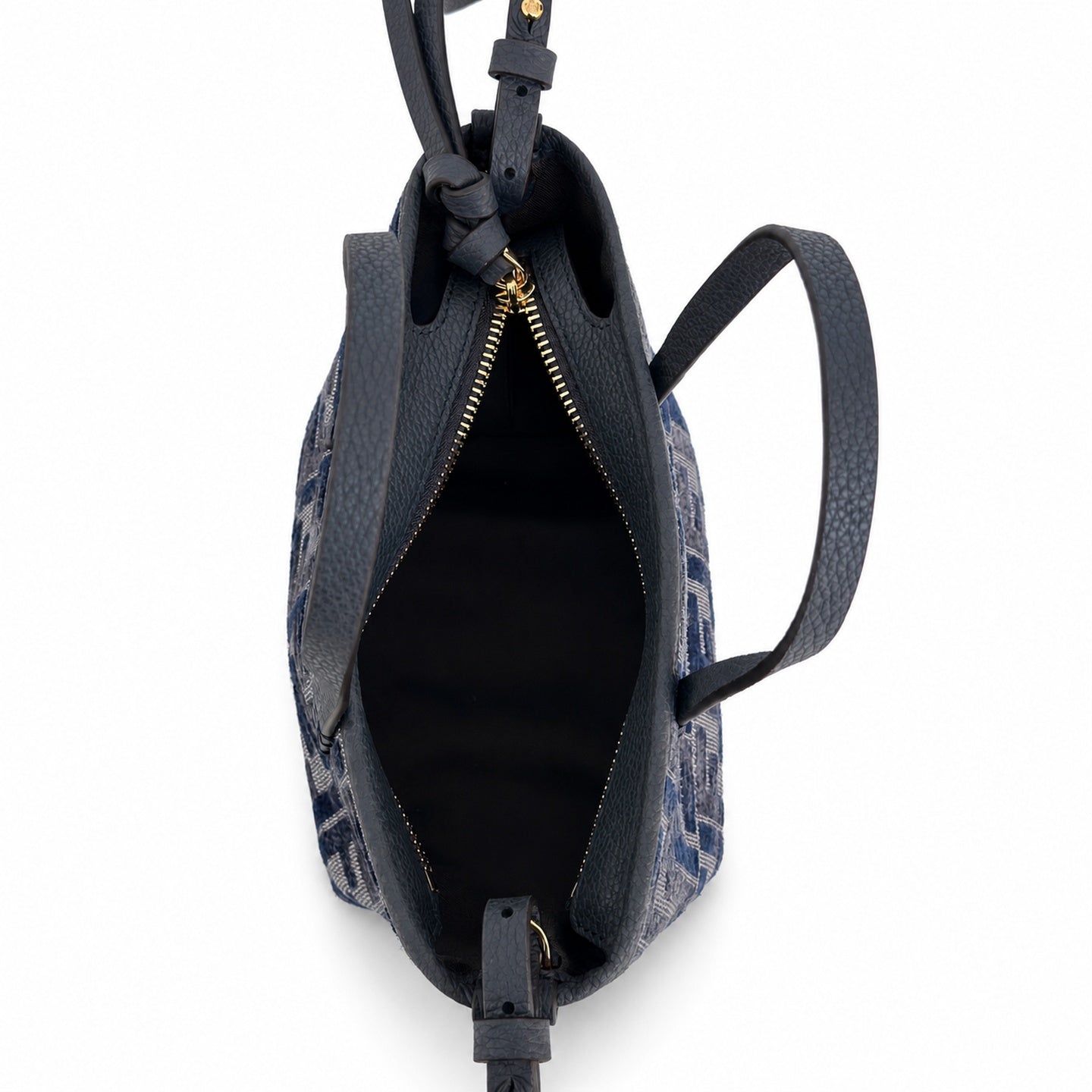 Fendi Mini Leather Blue Bag