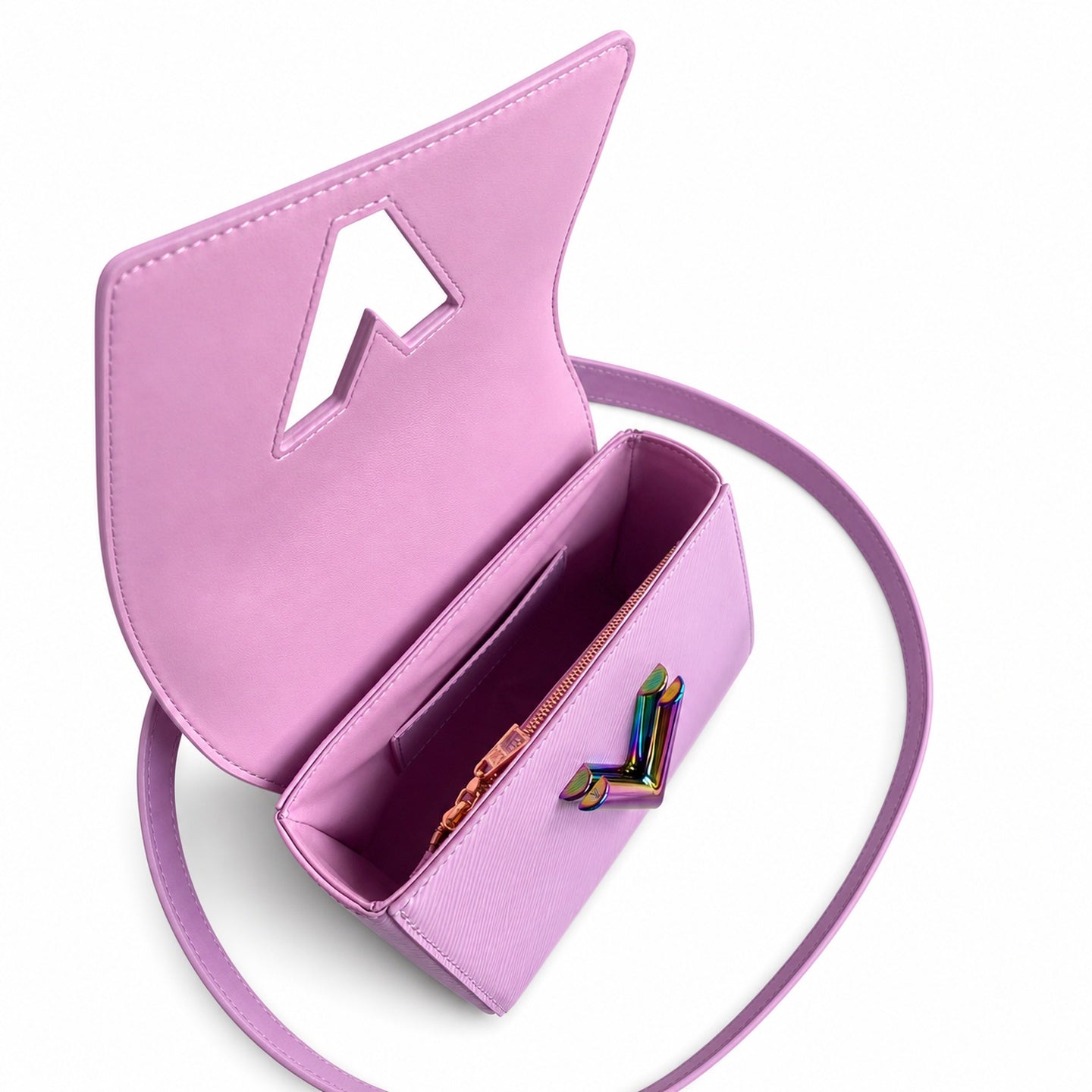 Louis Vuitton Twist Small Leather Purple Handbag