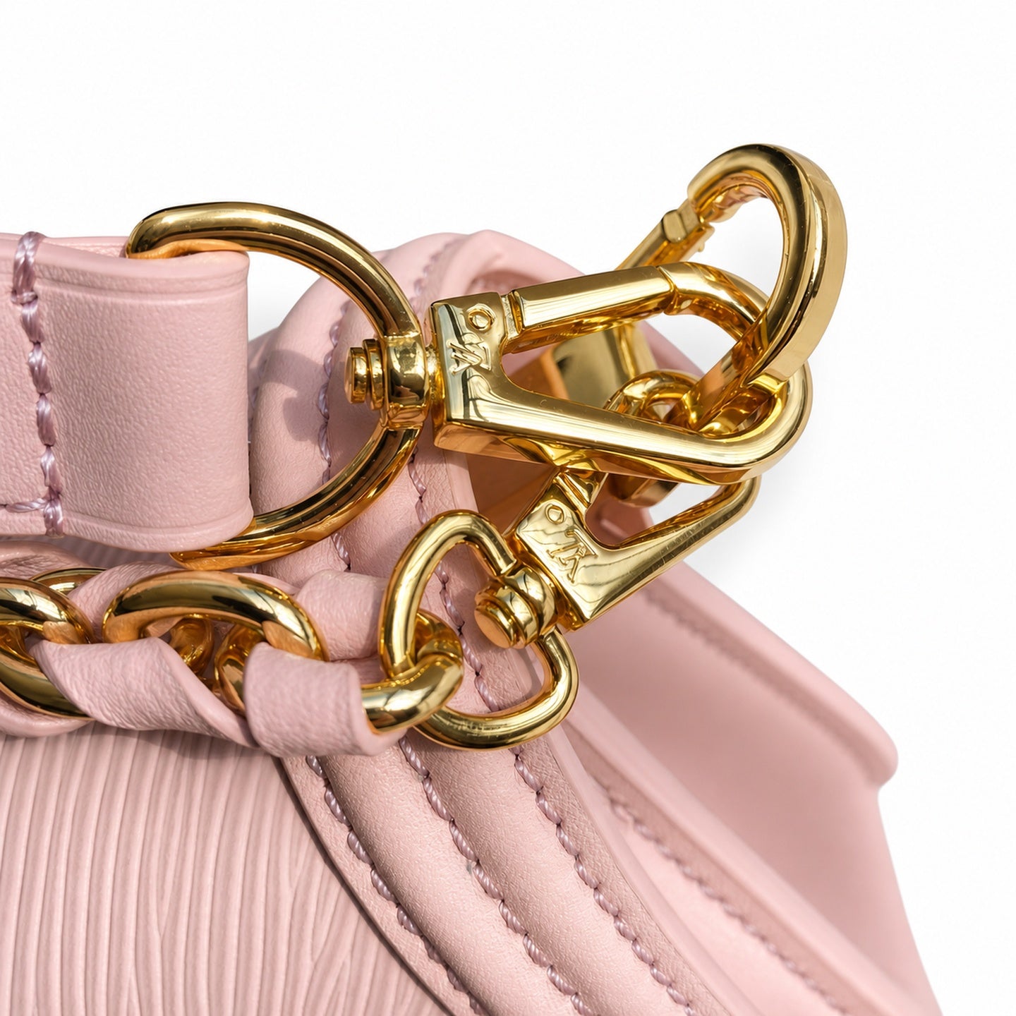 Louis Vuitton Dauphine Medium Leather Pink Handbag