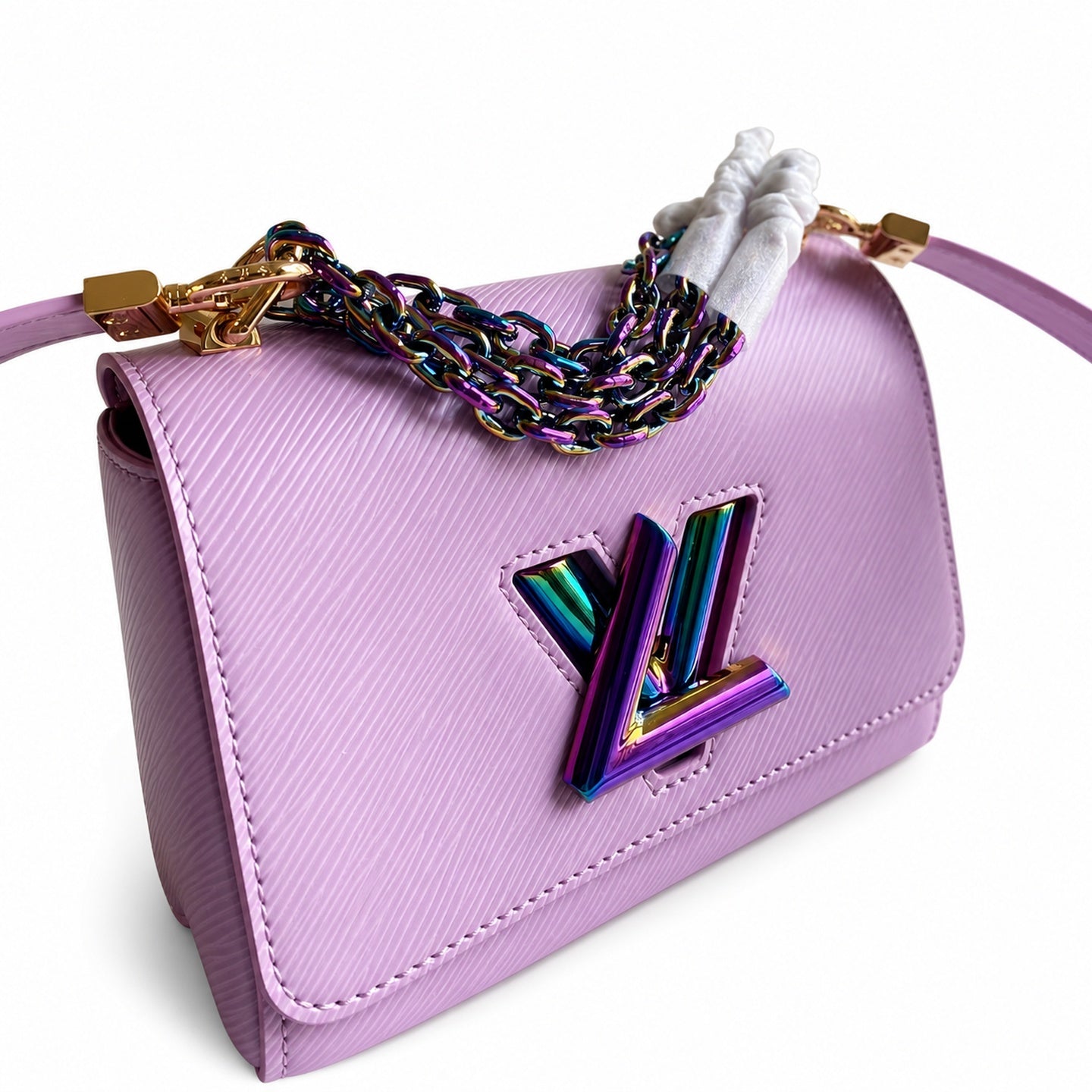 Louis Vuitton Twist Small Leather Purple Handbag