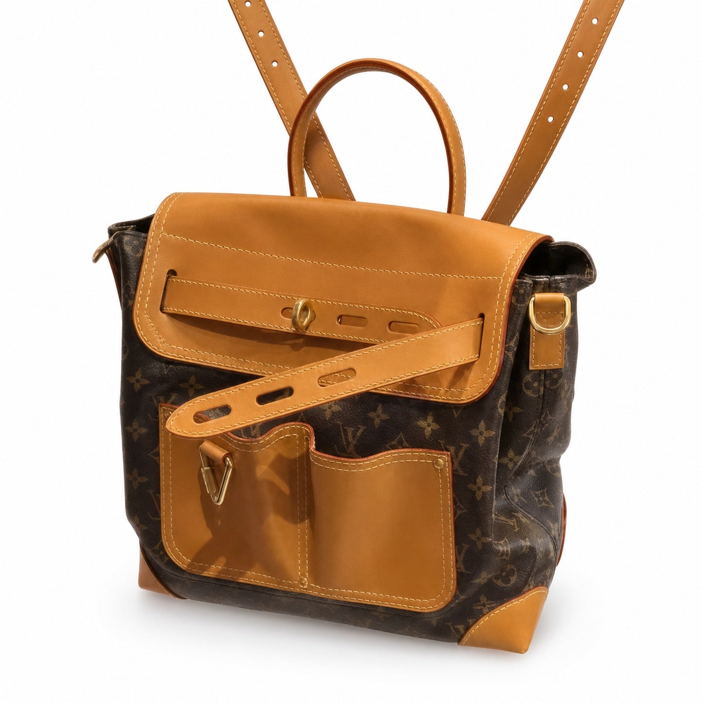 Louis Vuitton Leather Brown Handbag