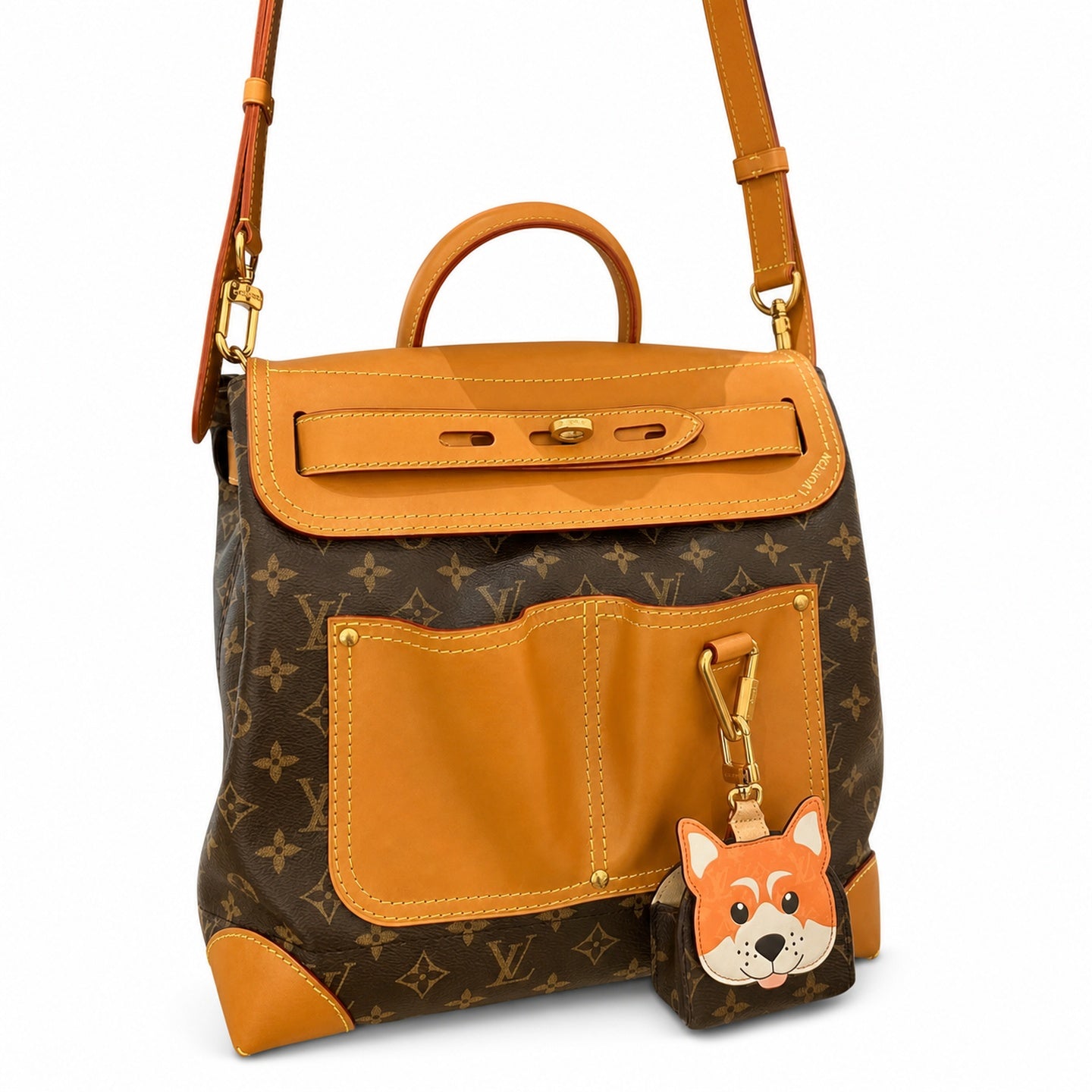 Louis Vuitton Leather Brown Handbag