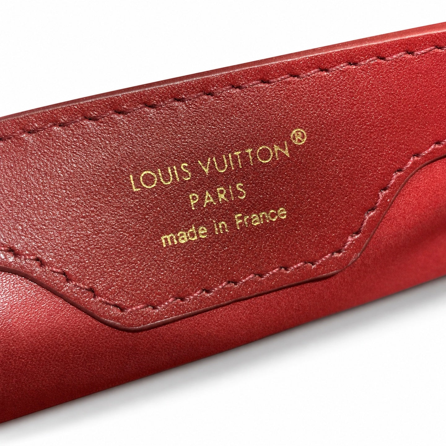 Louis Vuitton Capucines Mini Croc-Embossed Leather Burgundy Handbag